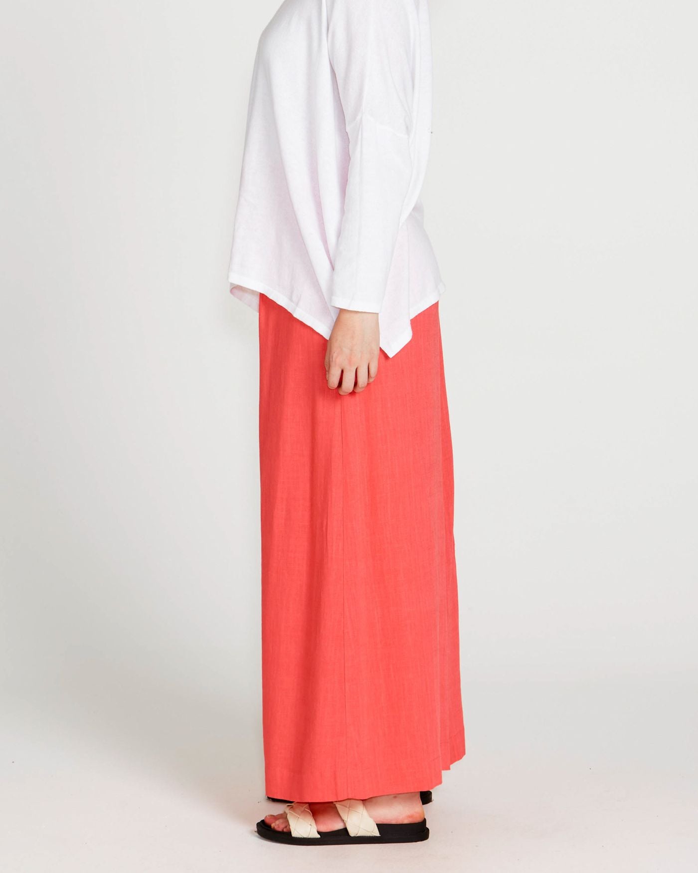 Francesca Wide Leg Pant - Pink