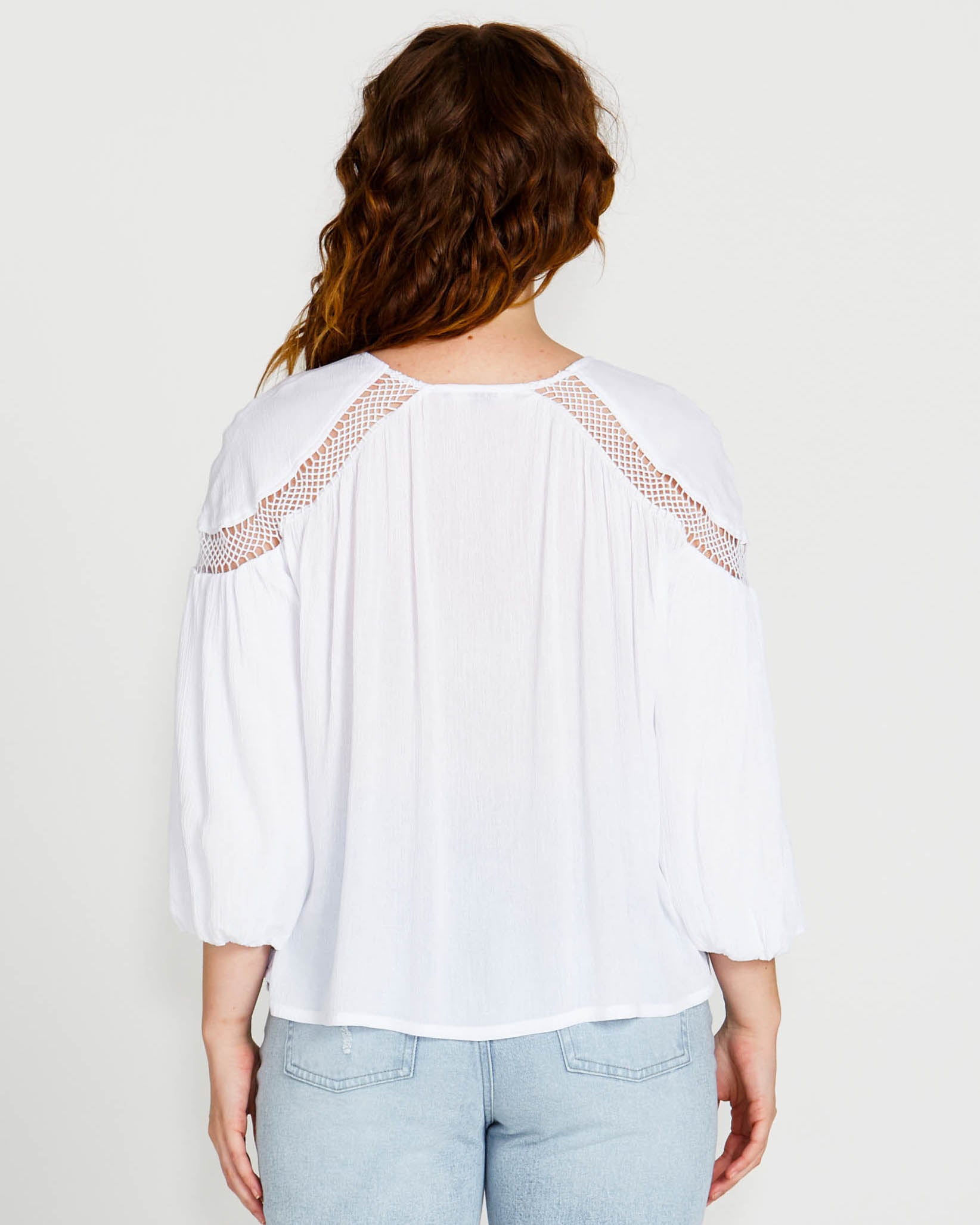 Rava Boho Top - White