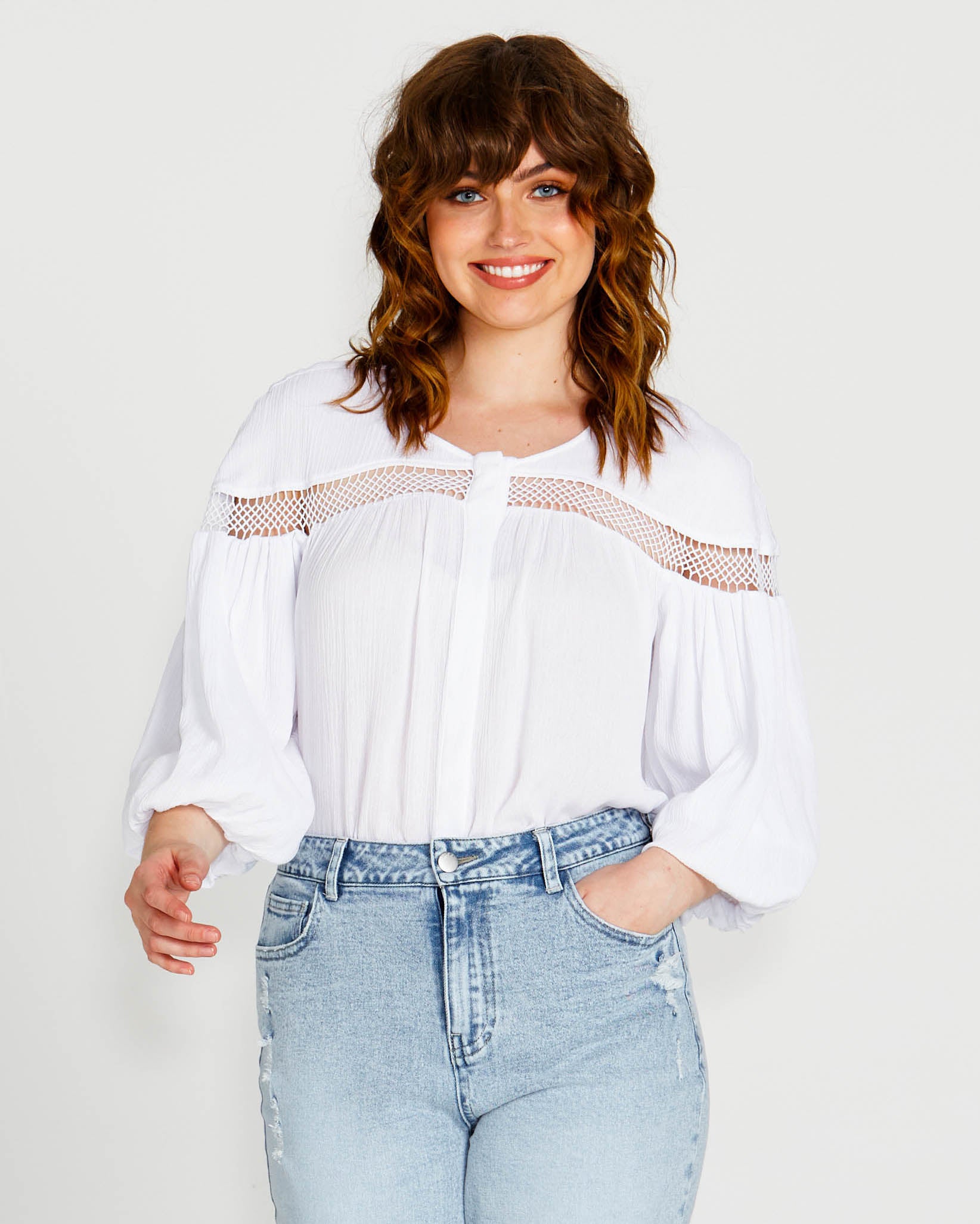 Rava Boho Top - White