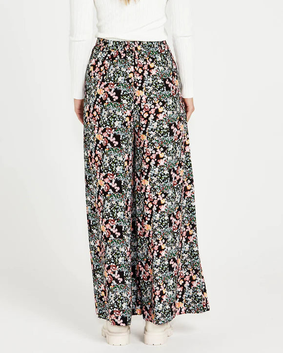 June Wide Leg Pant - Patchwork Floral