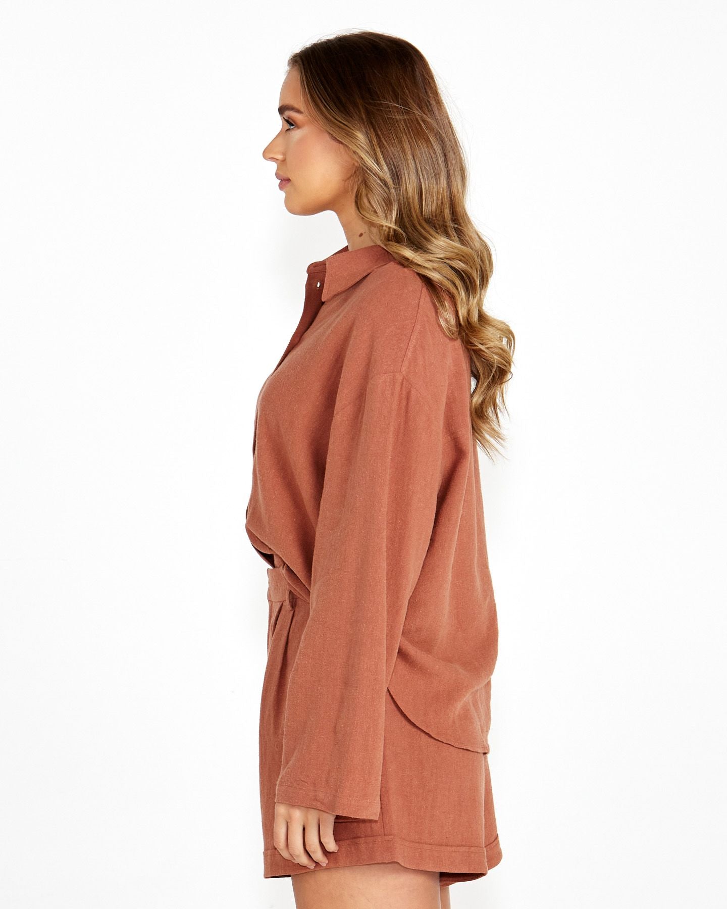 Bridie Shirt - Rosewood