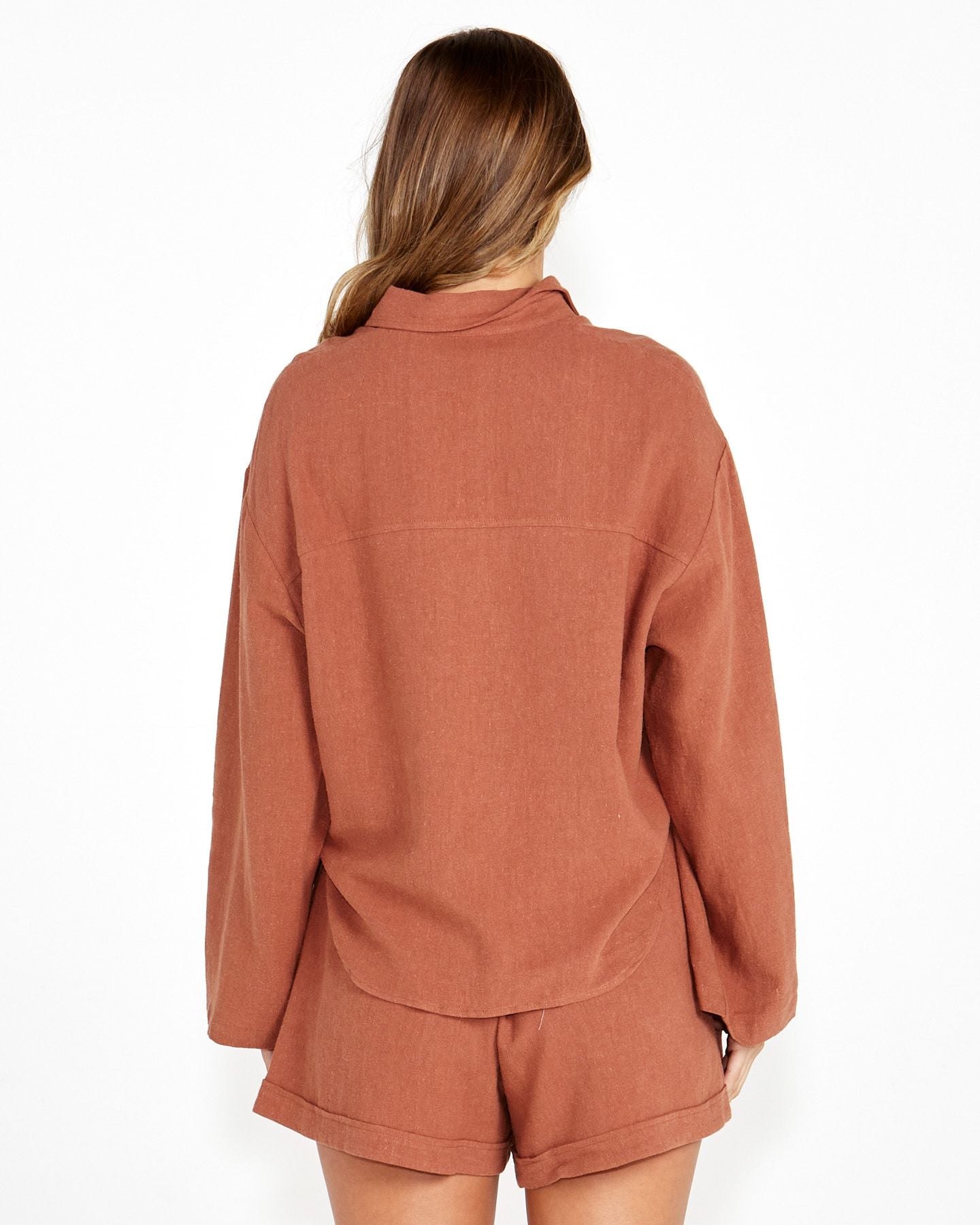 Bridie Shirt - Rosewood