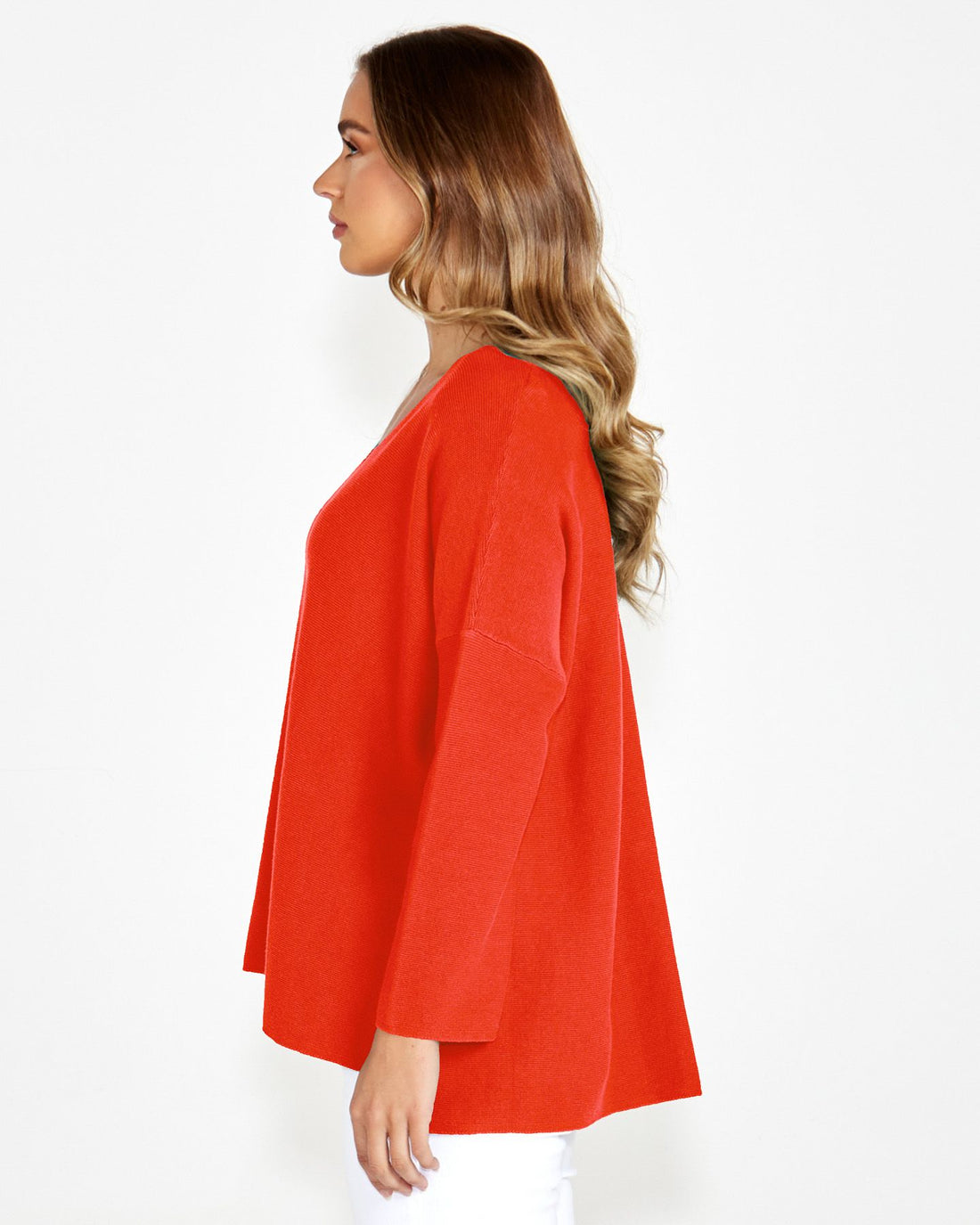 Angelina Red Reversible Knit | Red Knit | Beach Shakk Rainbow Beach