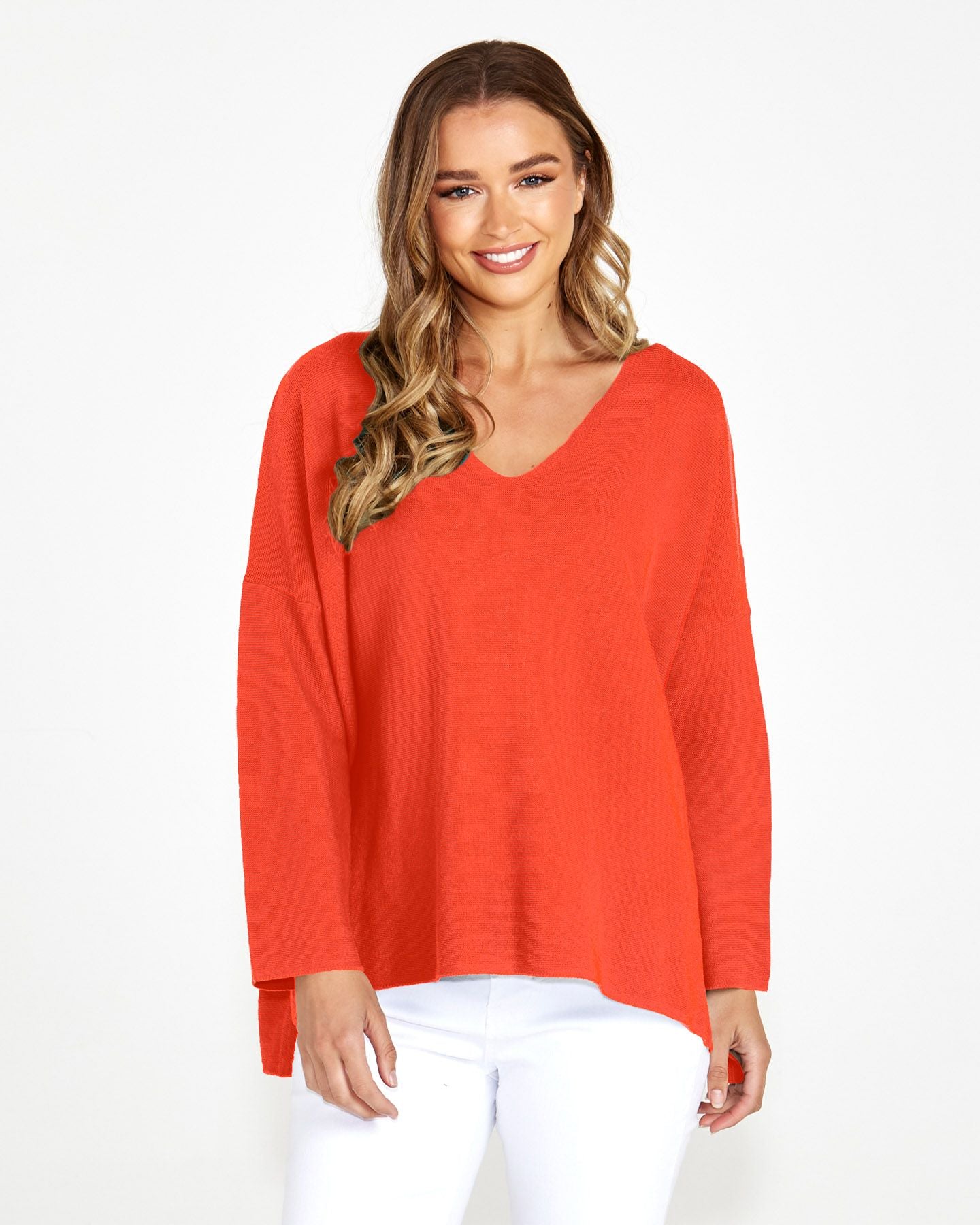 Angelina Red Reversible Knit | Red Knit | Beach Shakk Rainbow Beach