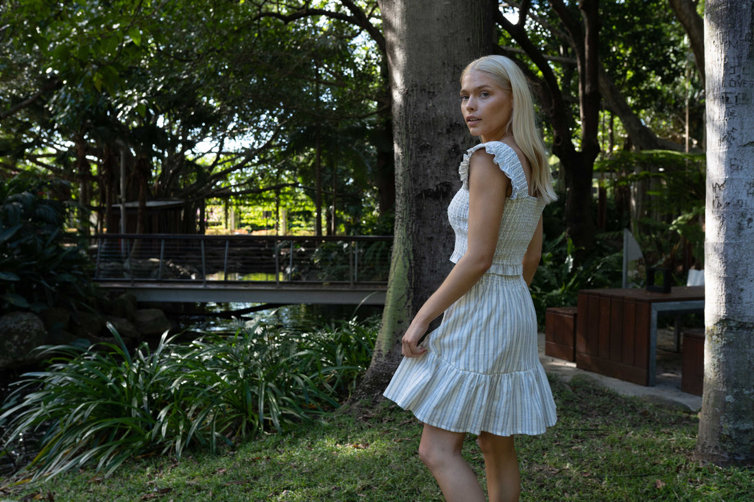 Anna Smocked Top | Smocked Top | Beach Shakk Rainbow Beach