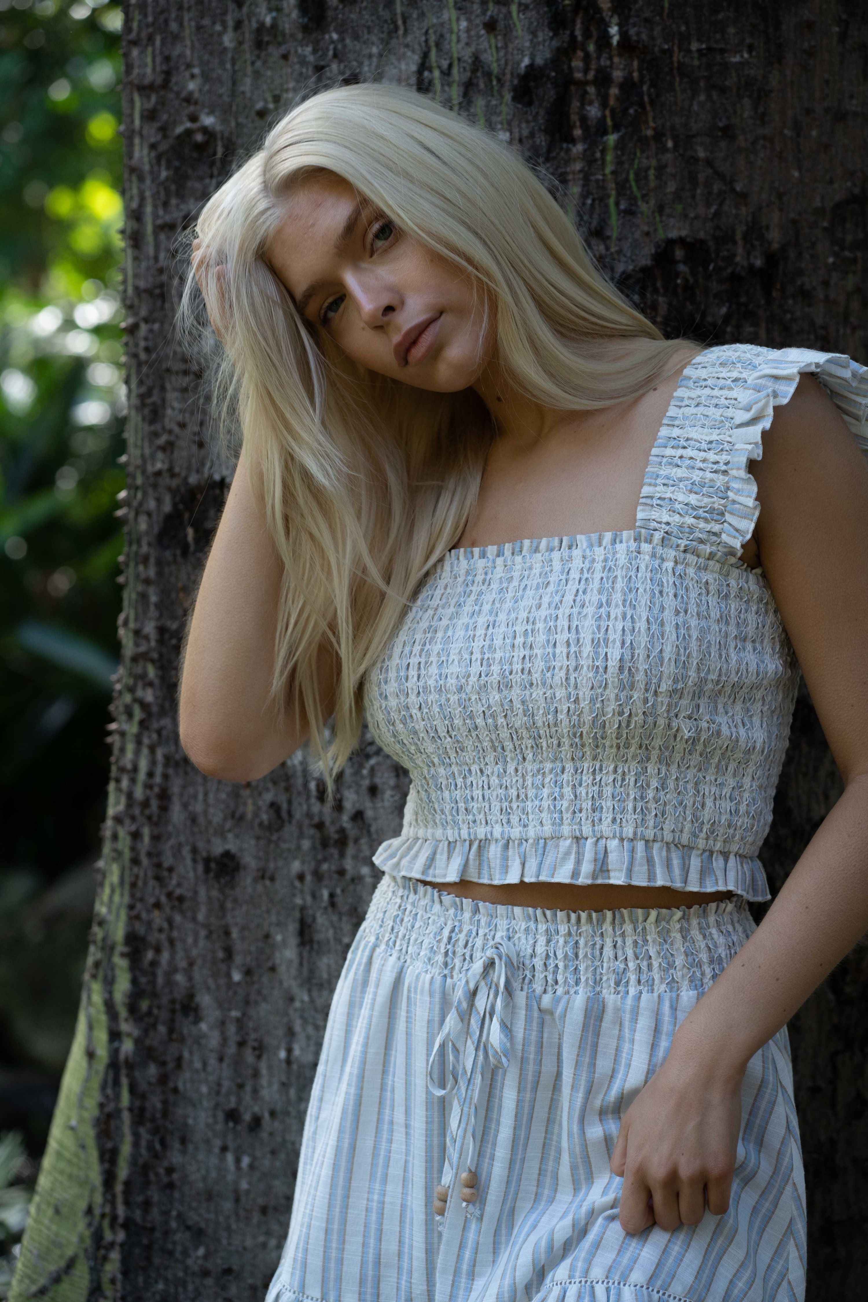 Anna Smocked Top | Smocked Top | Beach Shakk Rainbow Beach