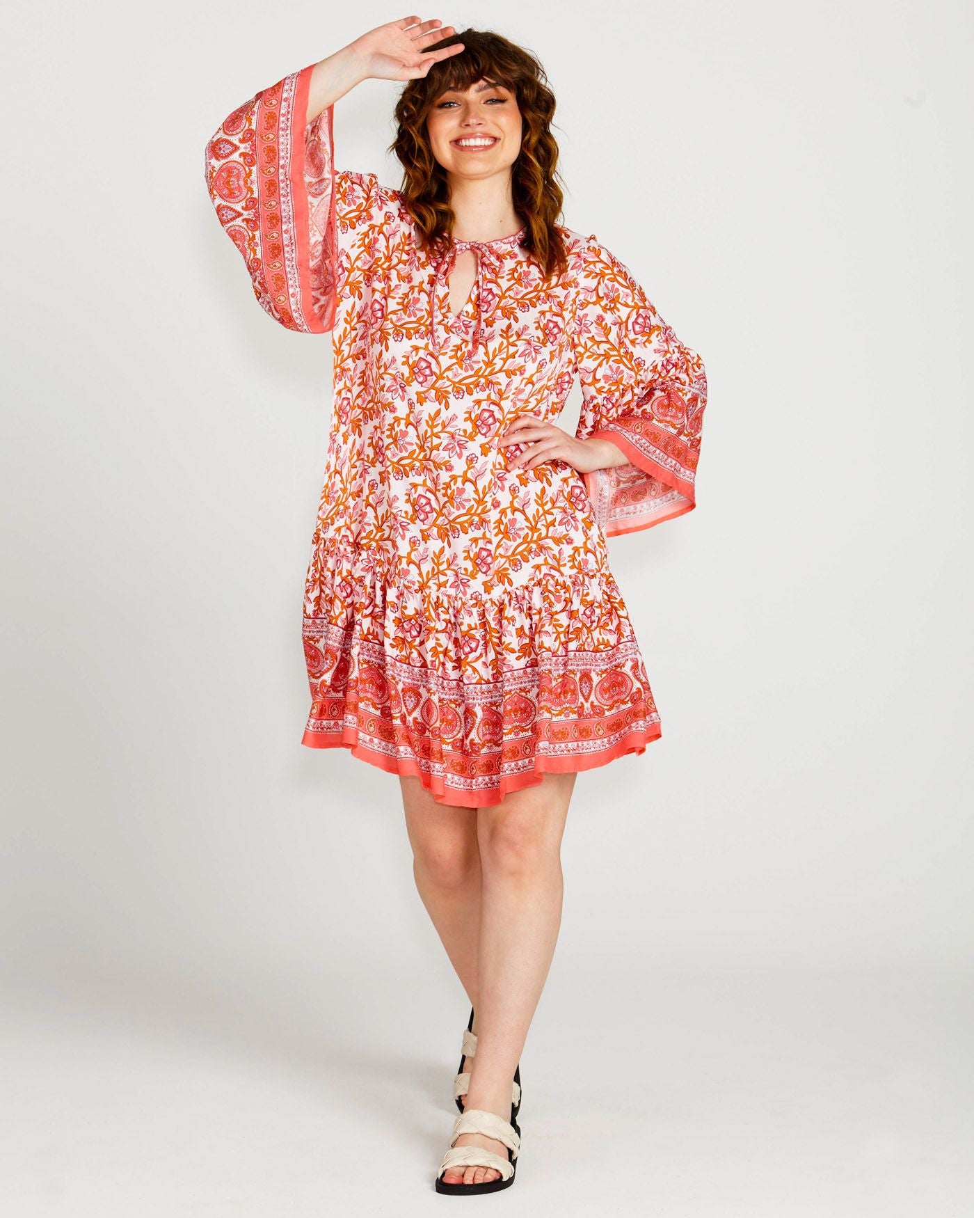 Ashley Smock Mini Dress | Smock Mini Dress | Beach Shakk Rainbow Beach