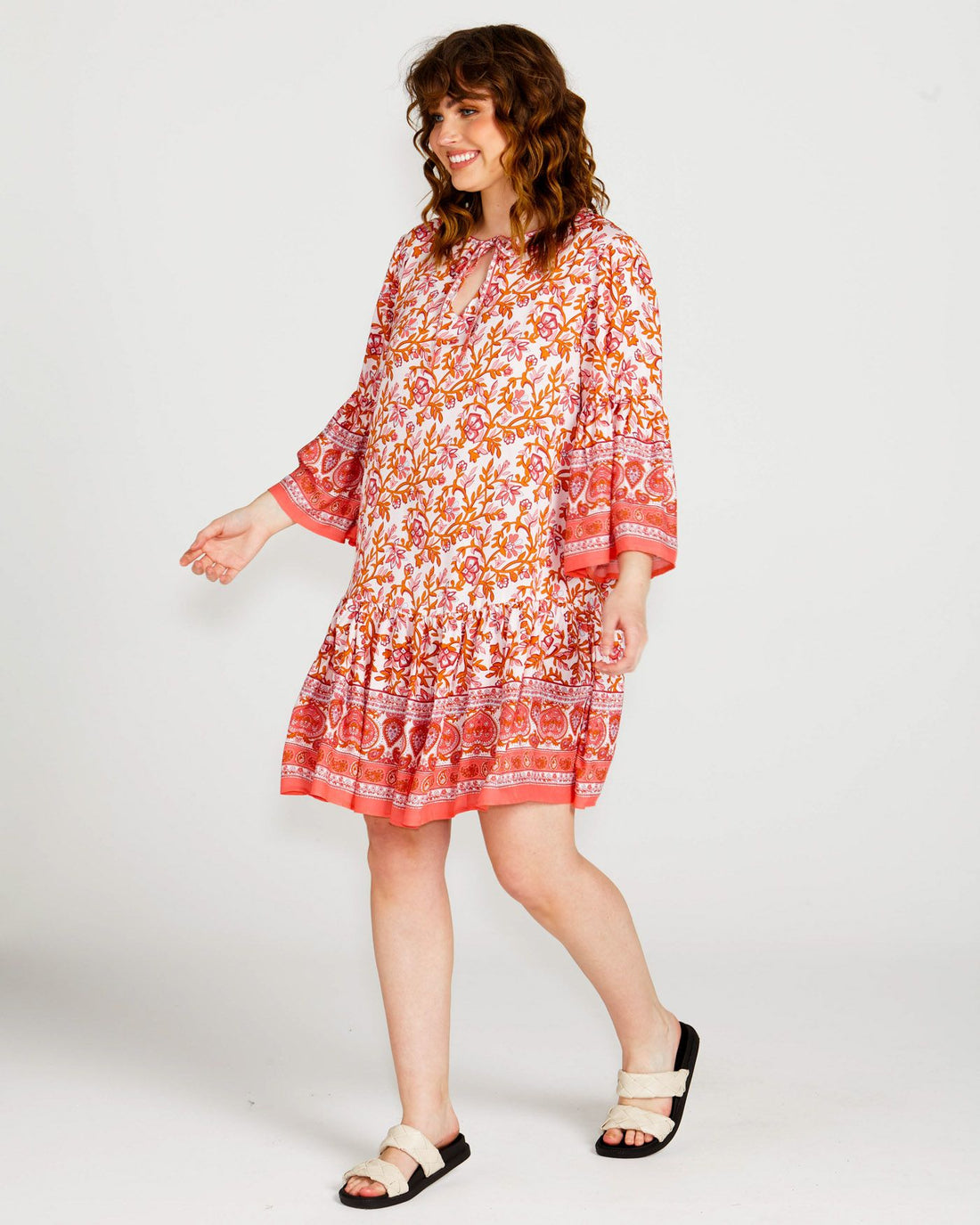 Ashley Smock Mini Dress | Smock Mini Dress | Beach Shakk Rainbow Beach