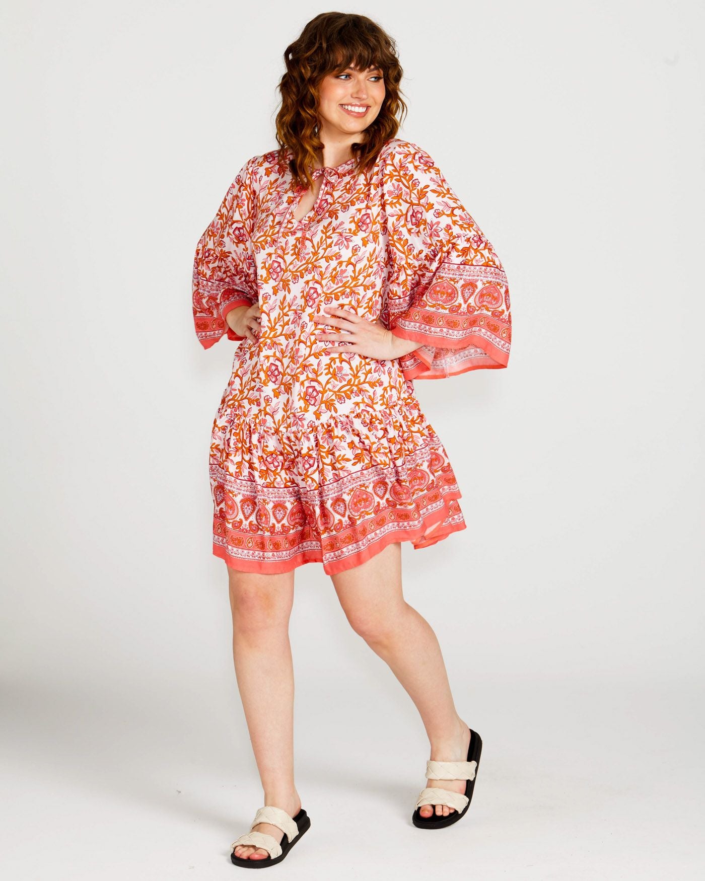 Ashley Smock Mini Dress | Smock Mini Dress | Beach Shakk Rainbow Beach