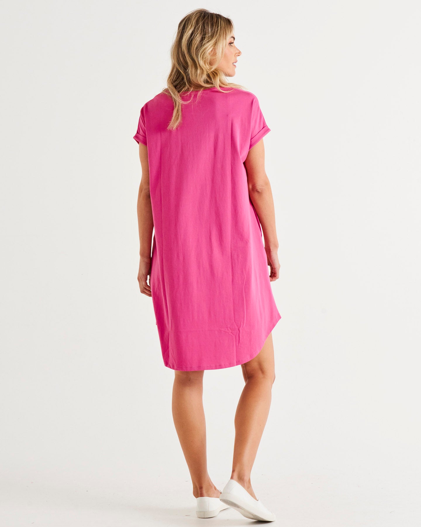 Maxine TShirt Dress - Azalea