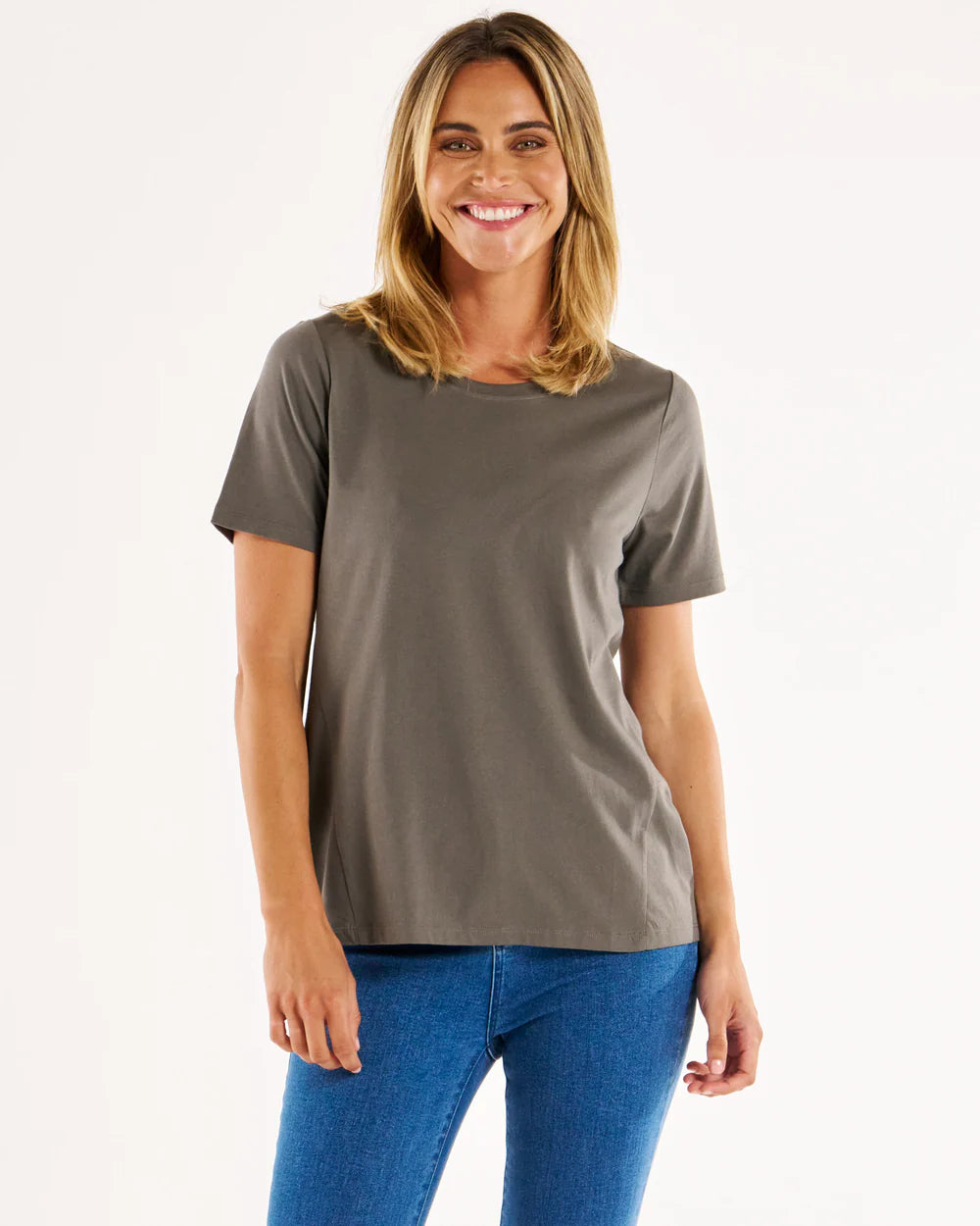 Hamilton Tee - Ash Green