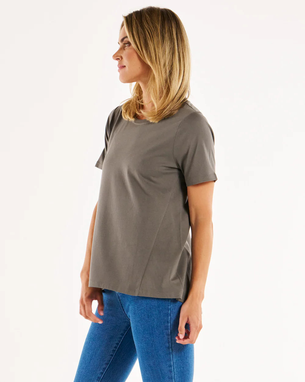 Hamilton Tee - Ash Green