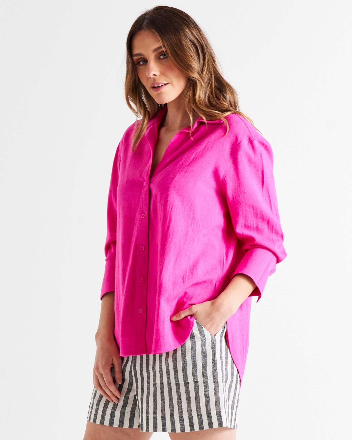 Caprice Shirt - Berry
