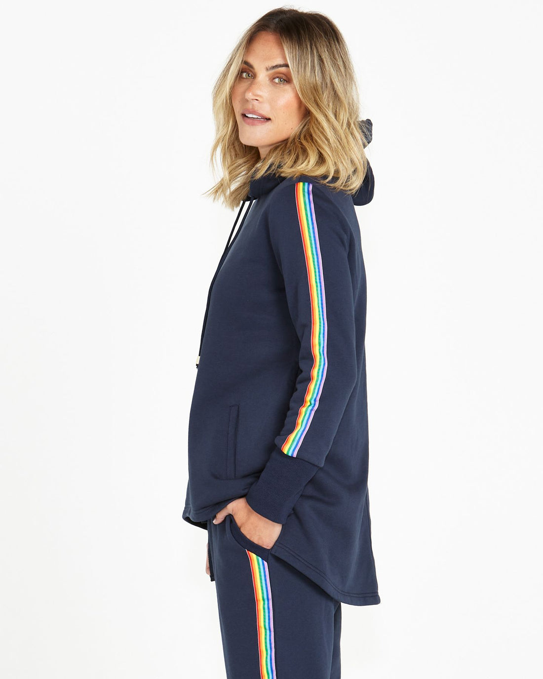 Huntington Stripe Jumper - Dark Blue