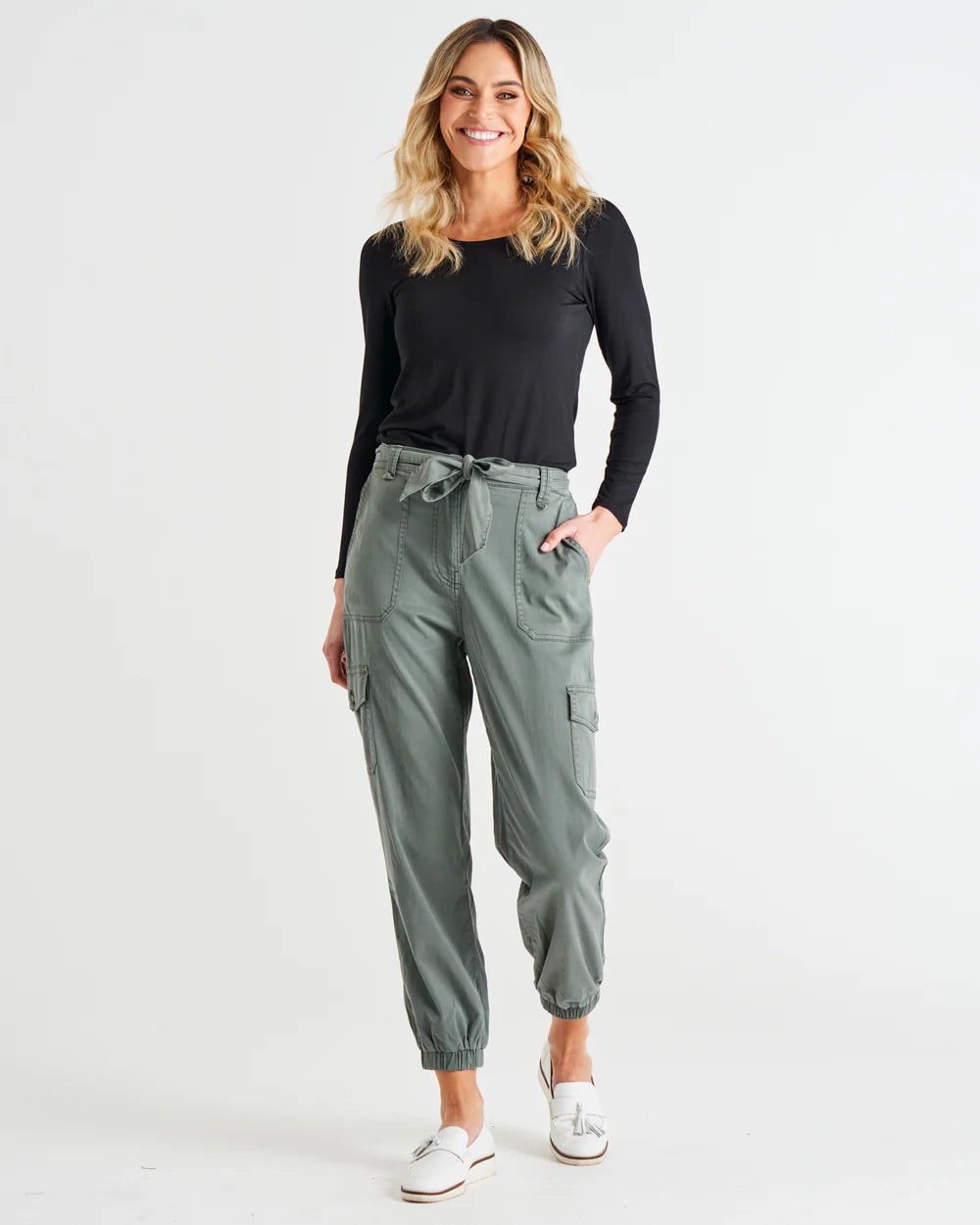 Canterbury Lyocell Cargo Pants - Khaki