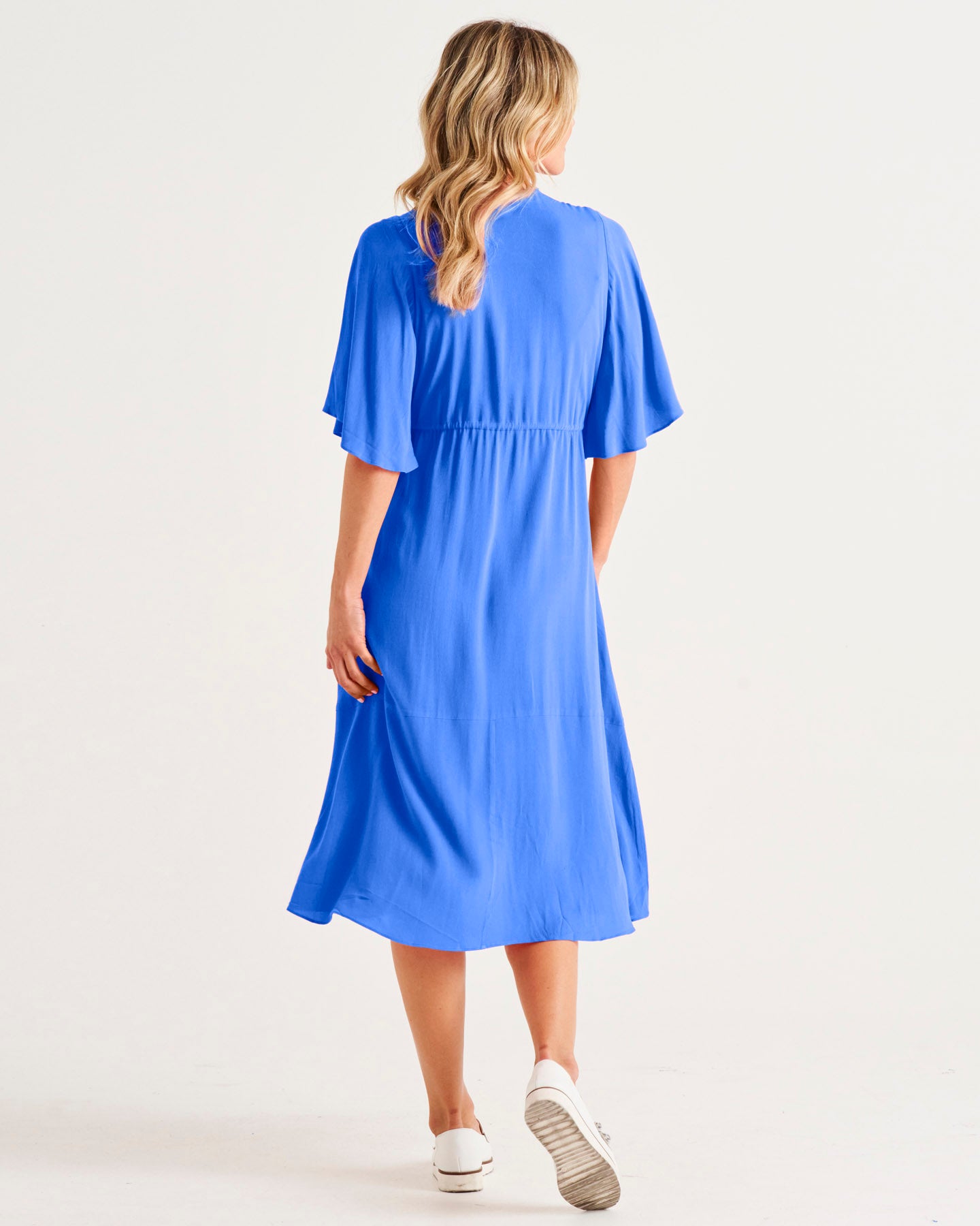 Saint Lucia Dress-Deco Blue