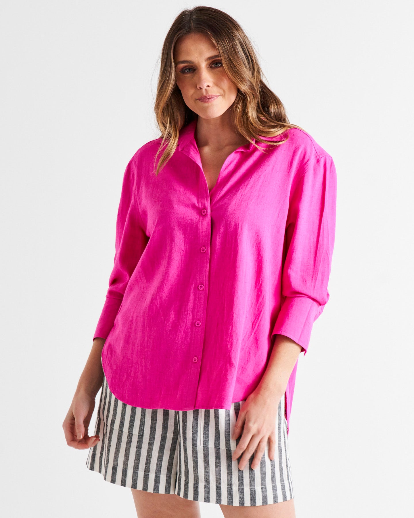 Caprice Shirt - Berry