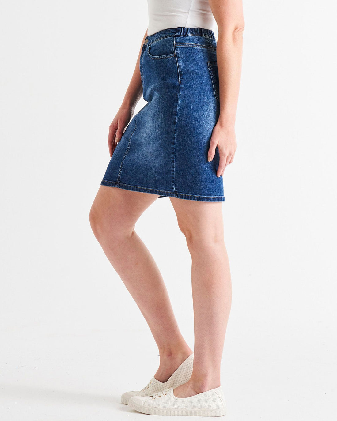 Nala Denim Skirt - Indigo Mix