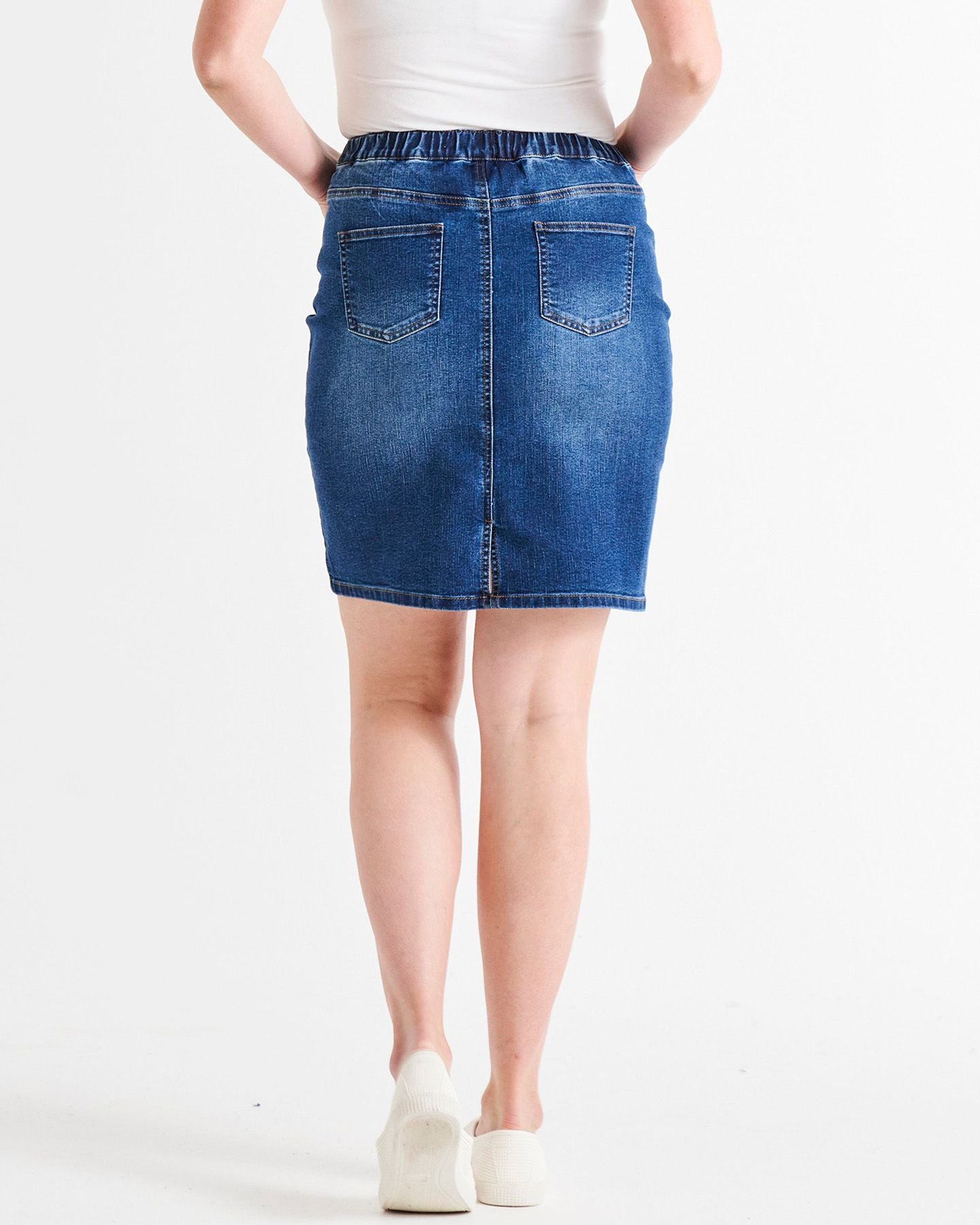 Nala Denim Skirt - Indigo Mix