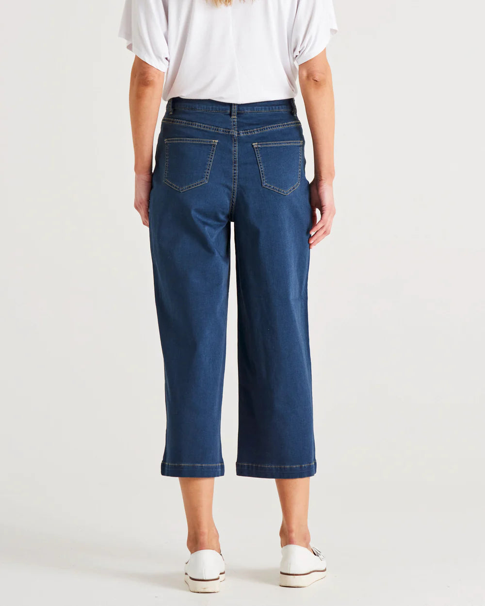 Tabitha Crop Jean - Indi Washed