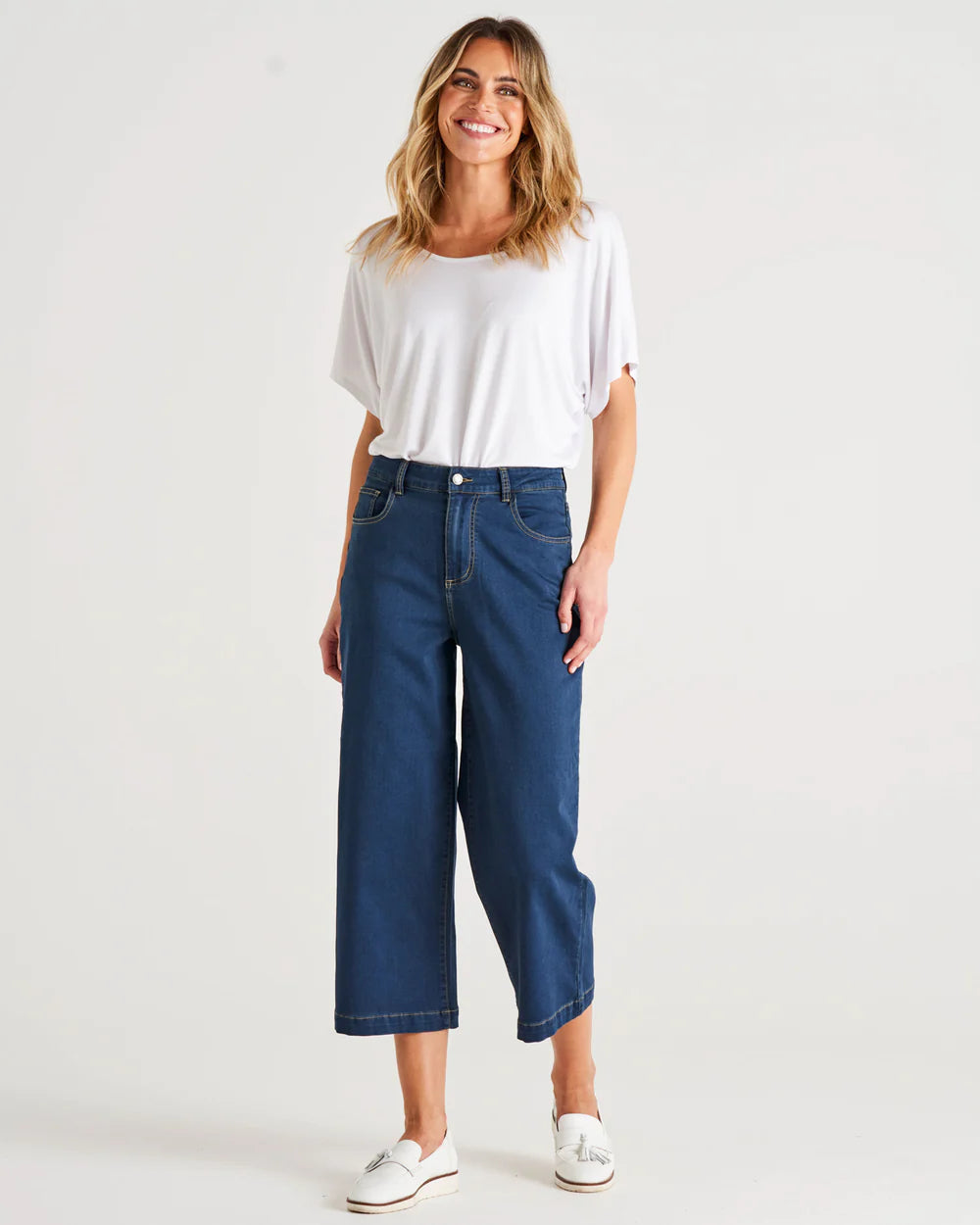 Tabitha Crop Jean - Indi Washed