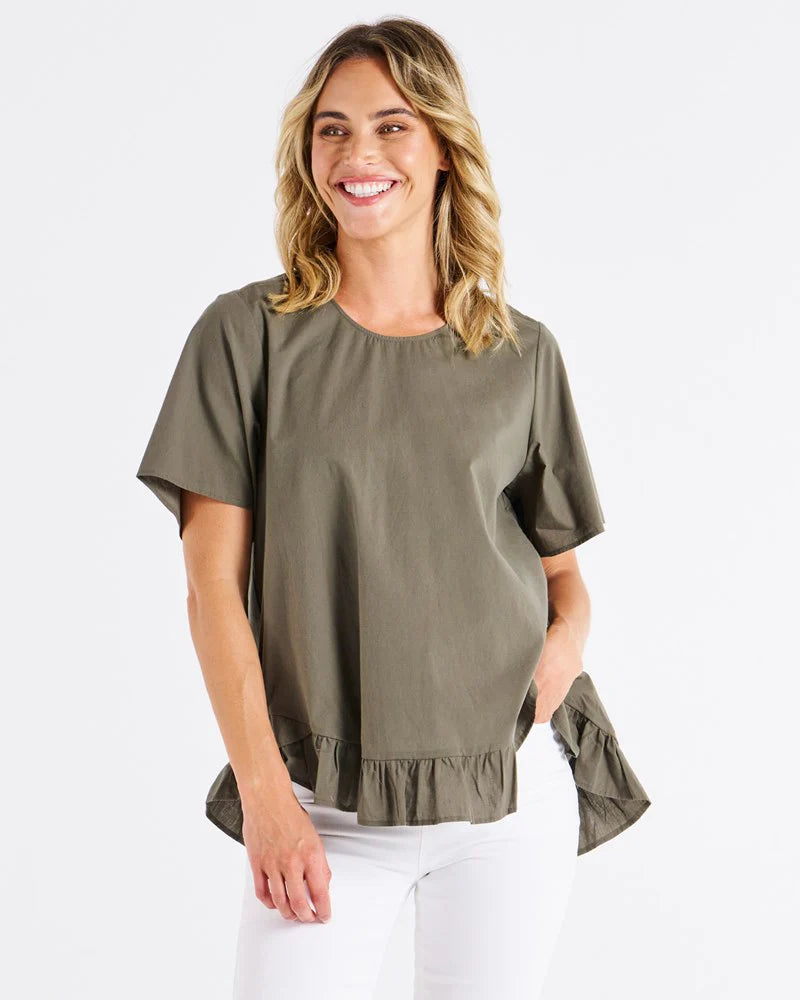 Candice Blouse - Olive Branch