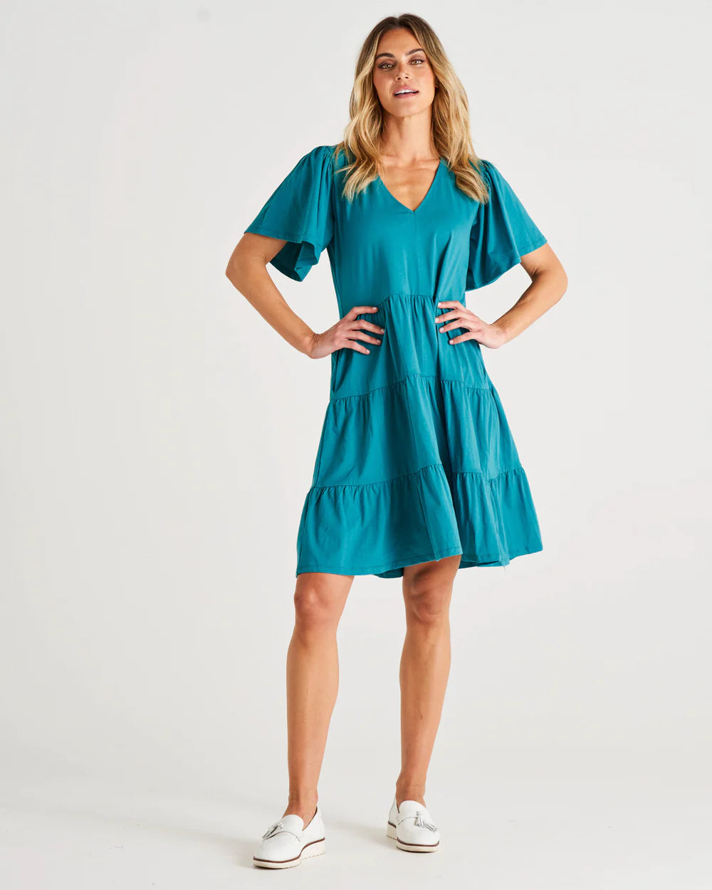 Cressida Dress - Deep Sea