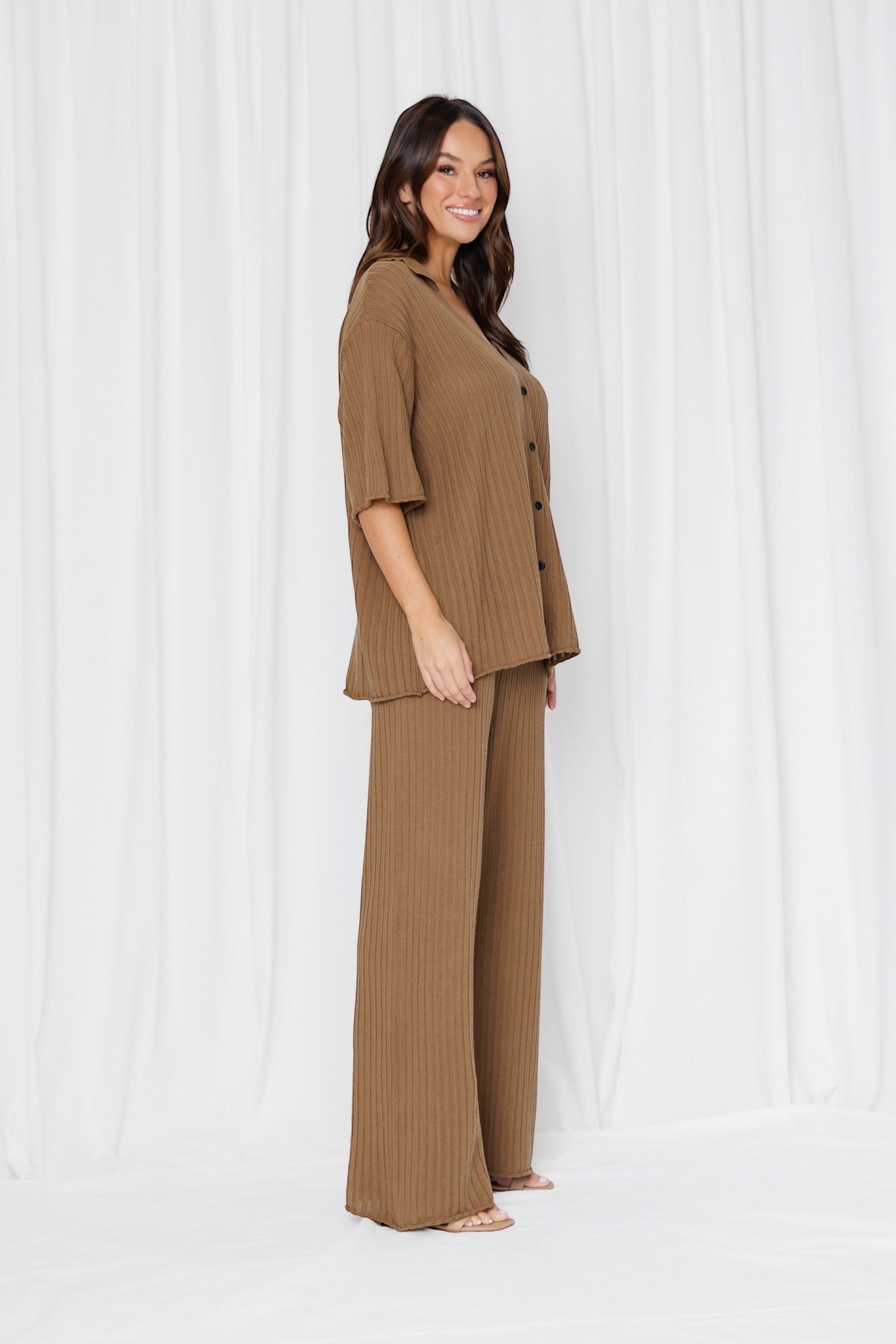 Ellery Cotton Knitted Pants - Mocha