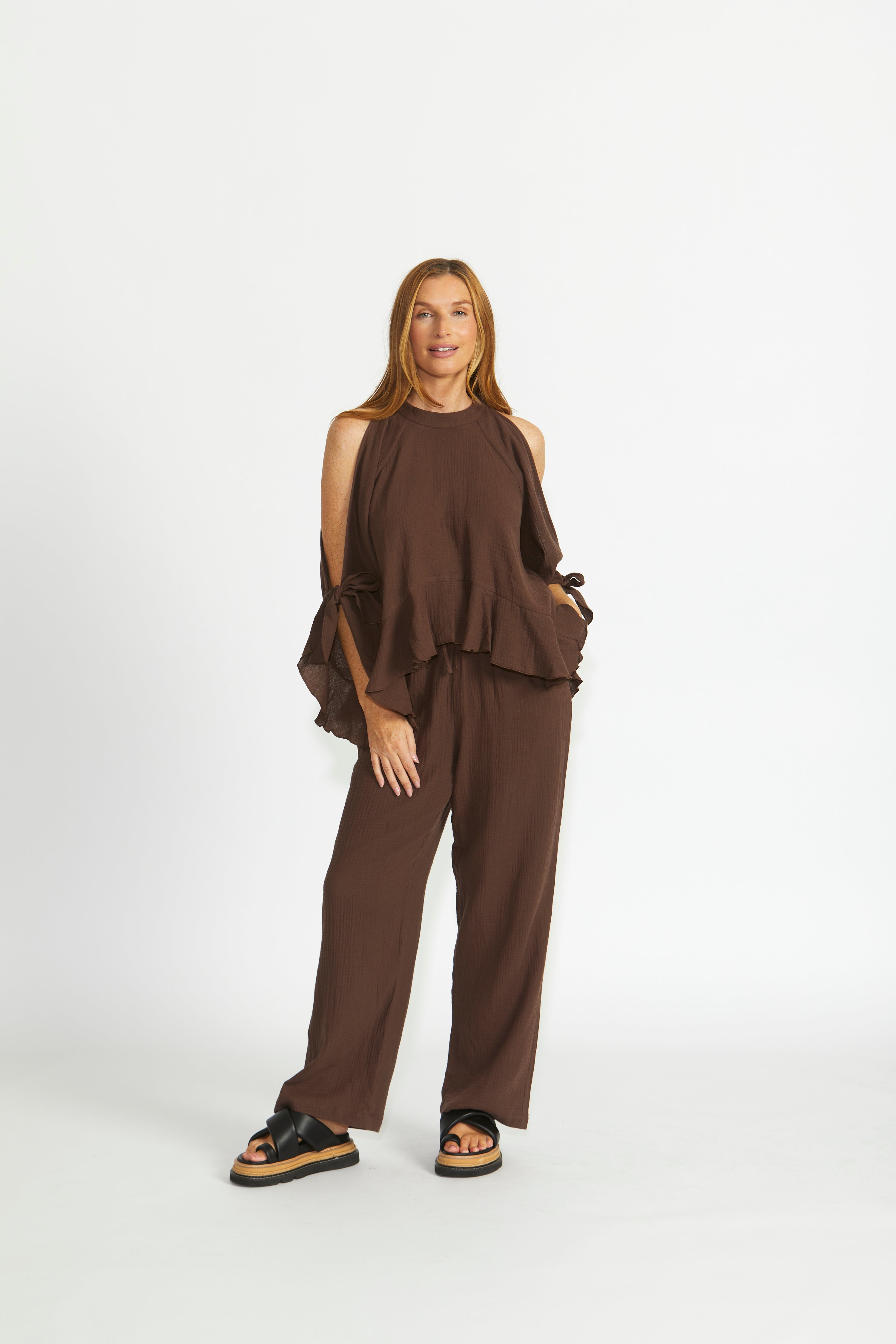 Claire Pants - Chocolate