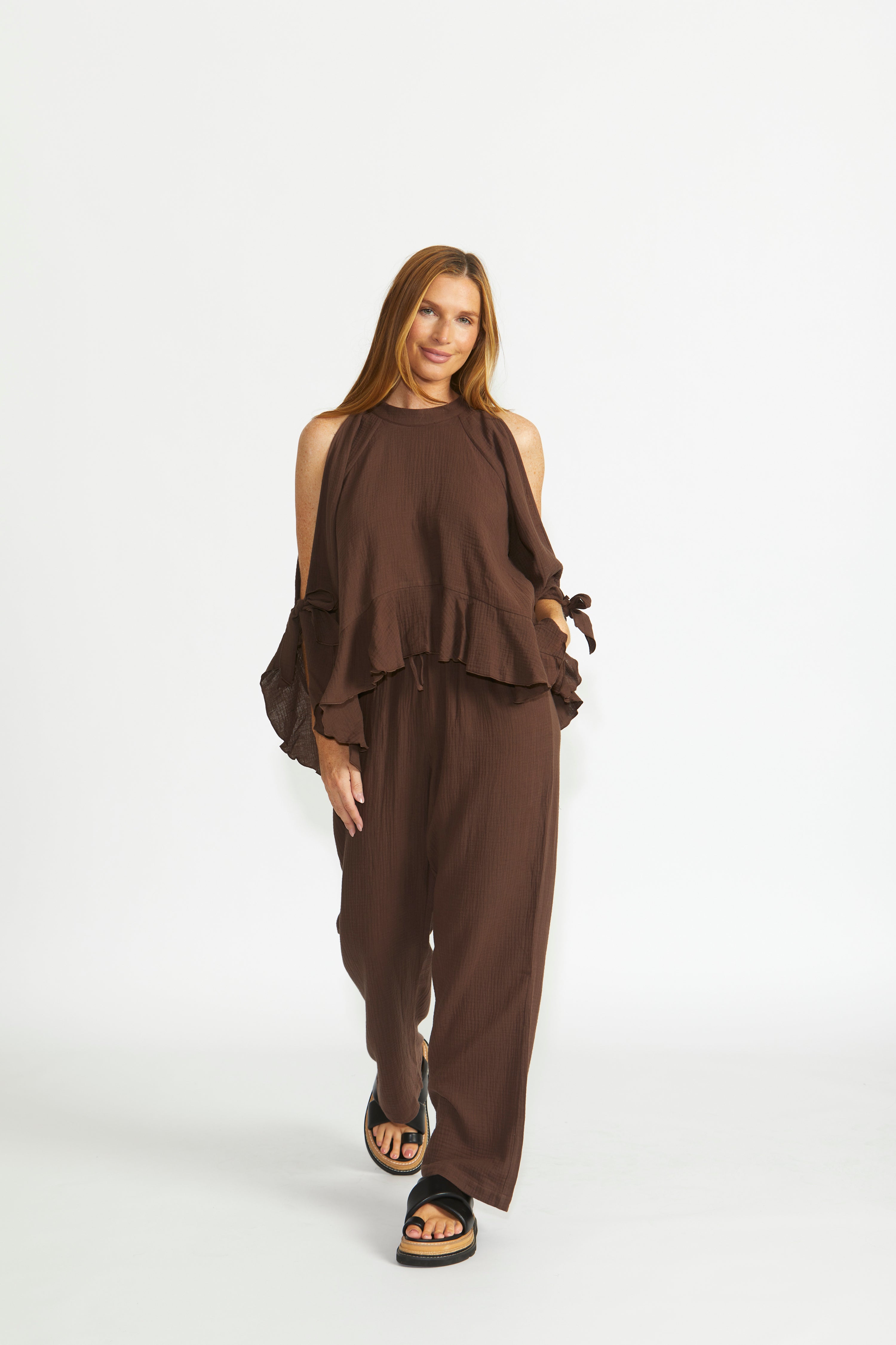 Claire Pants - Chocolate