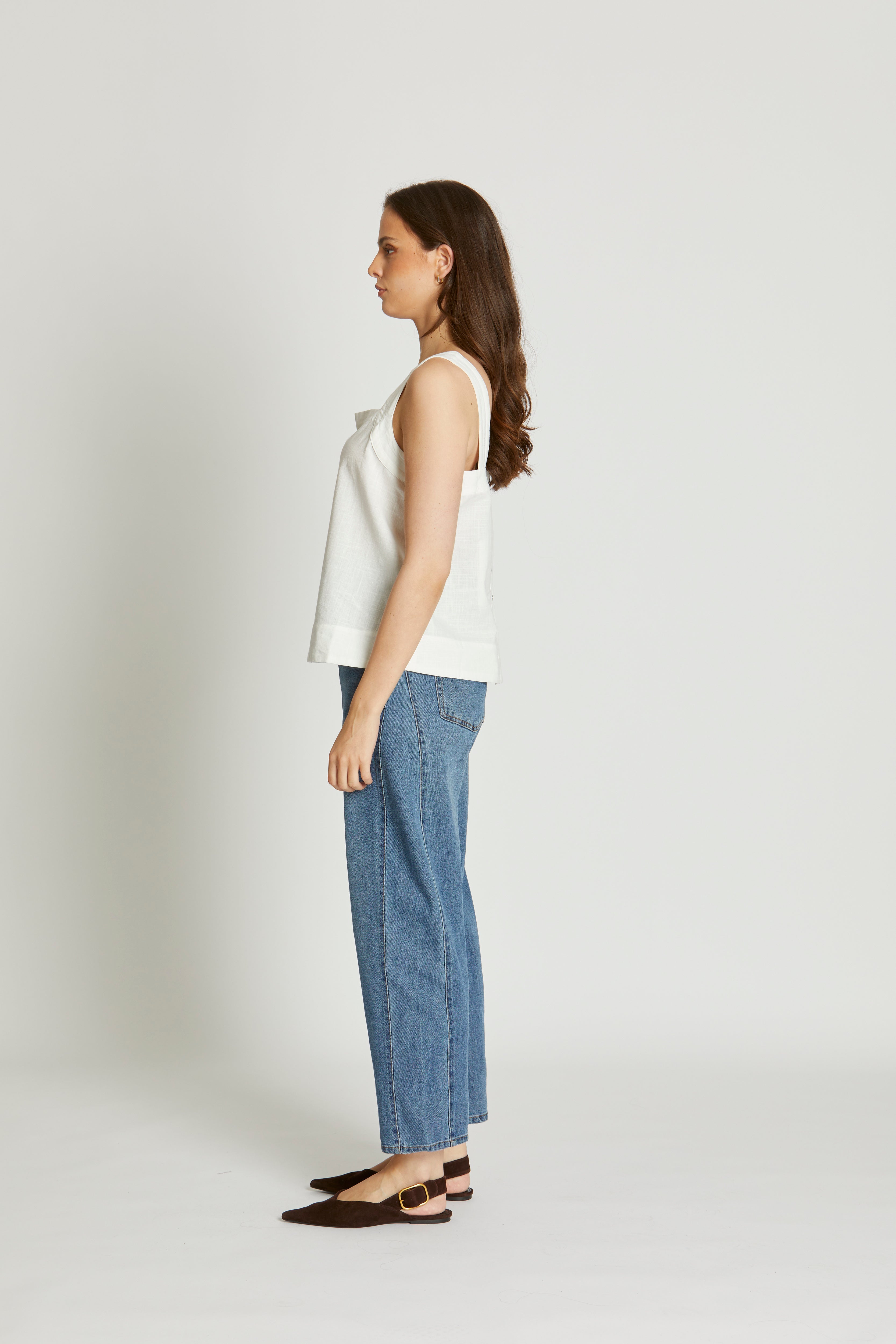 Holly Top - White