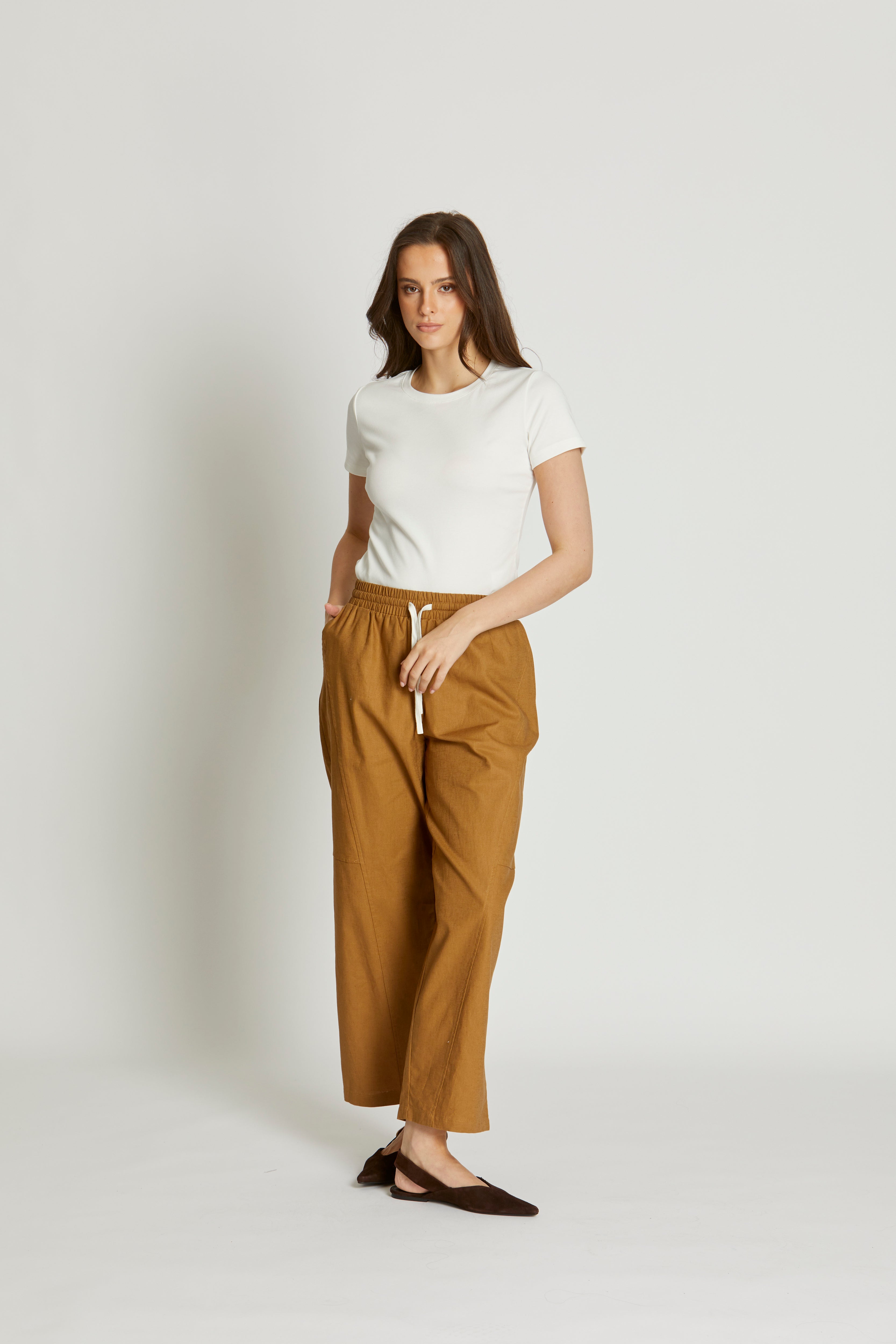 Vicki Pants -Tan