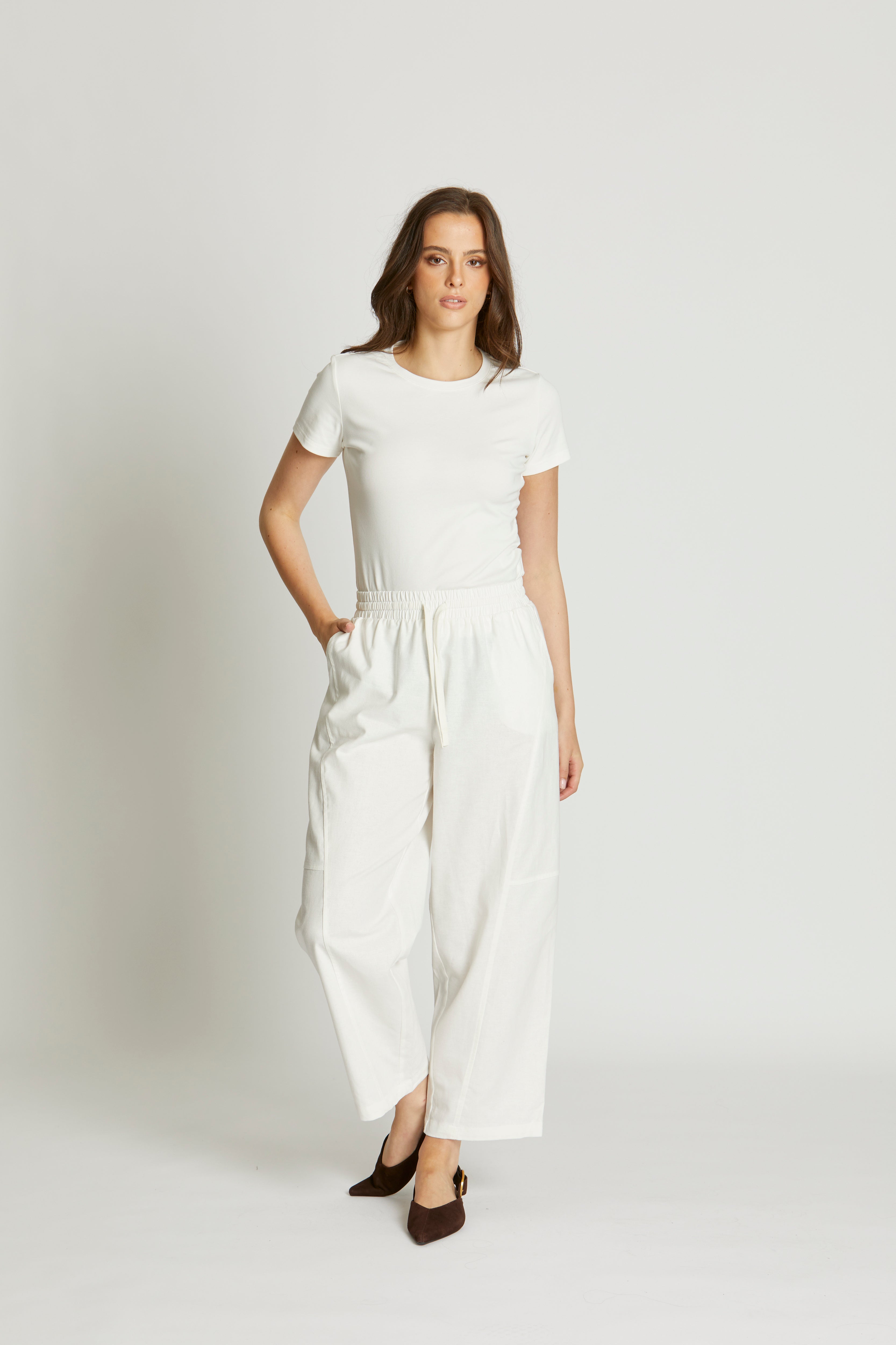 Vicki Pants -White