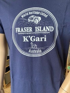 Fraser Island Tshirt - Navy