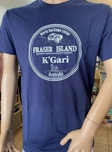 Fraser Island Tshirt - Navy