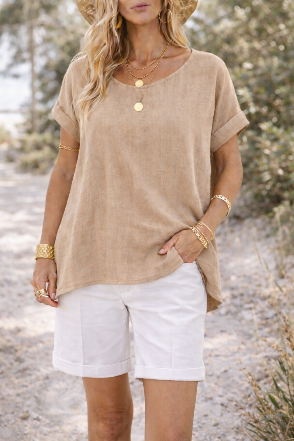 Harmony Top - Mushroom