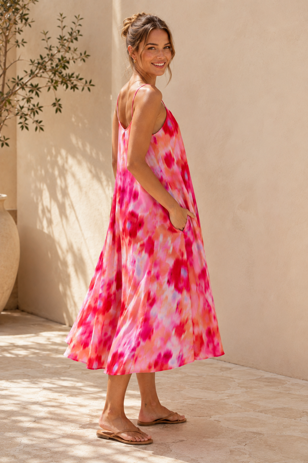 Harriet Dress - Floral Abstract