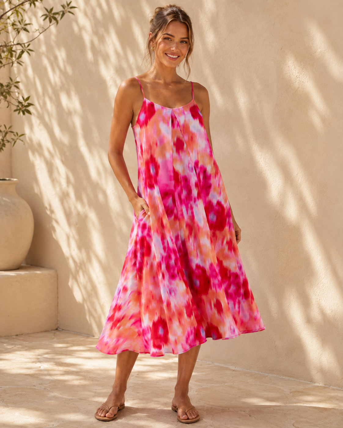 Harriet Dress - Floral Abstract
