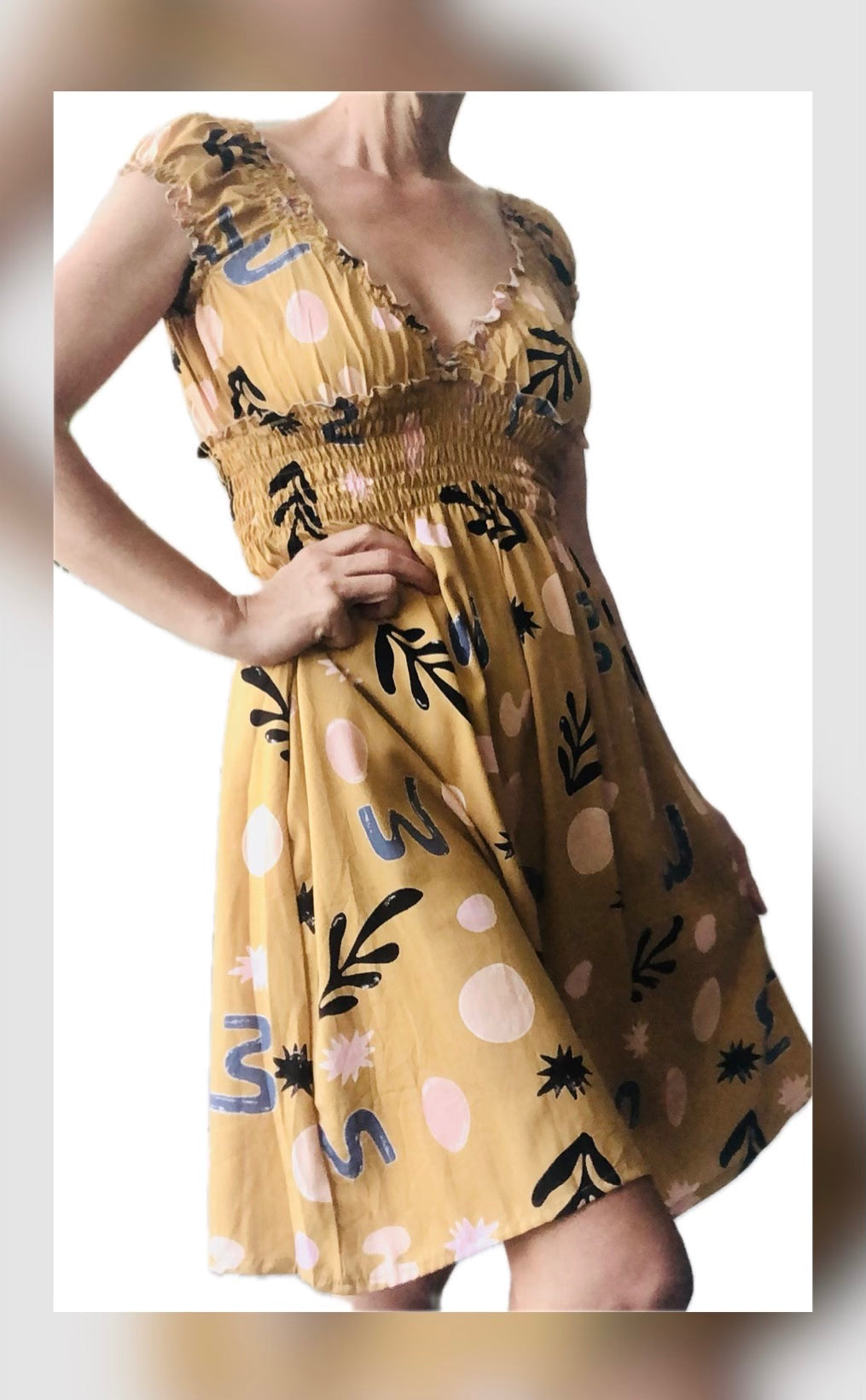 Amara Mustard Dress | Women Mustard Dress | Beach Shakk Rainbow Beach