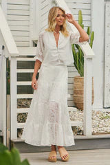 Amber White Shirt | White Amber Shirt | Beach Shakk Rainbow Beach