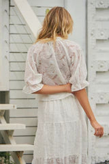 Amber White Shirt | White Amber Shirt | Beach Shakk Rainbow Beach