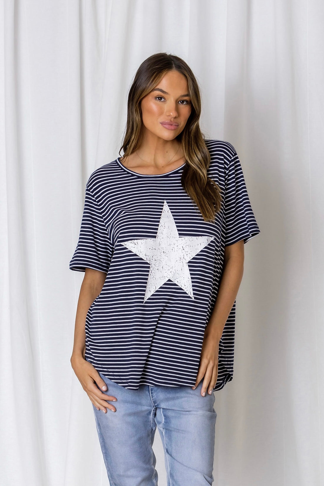 Marley Star Stripe Tee