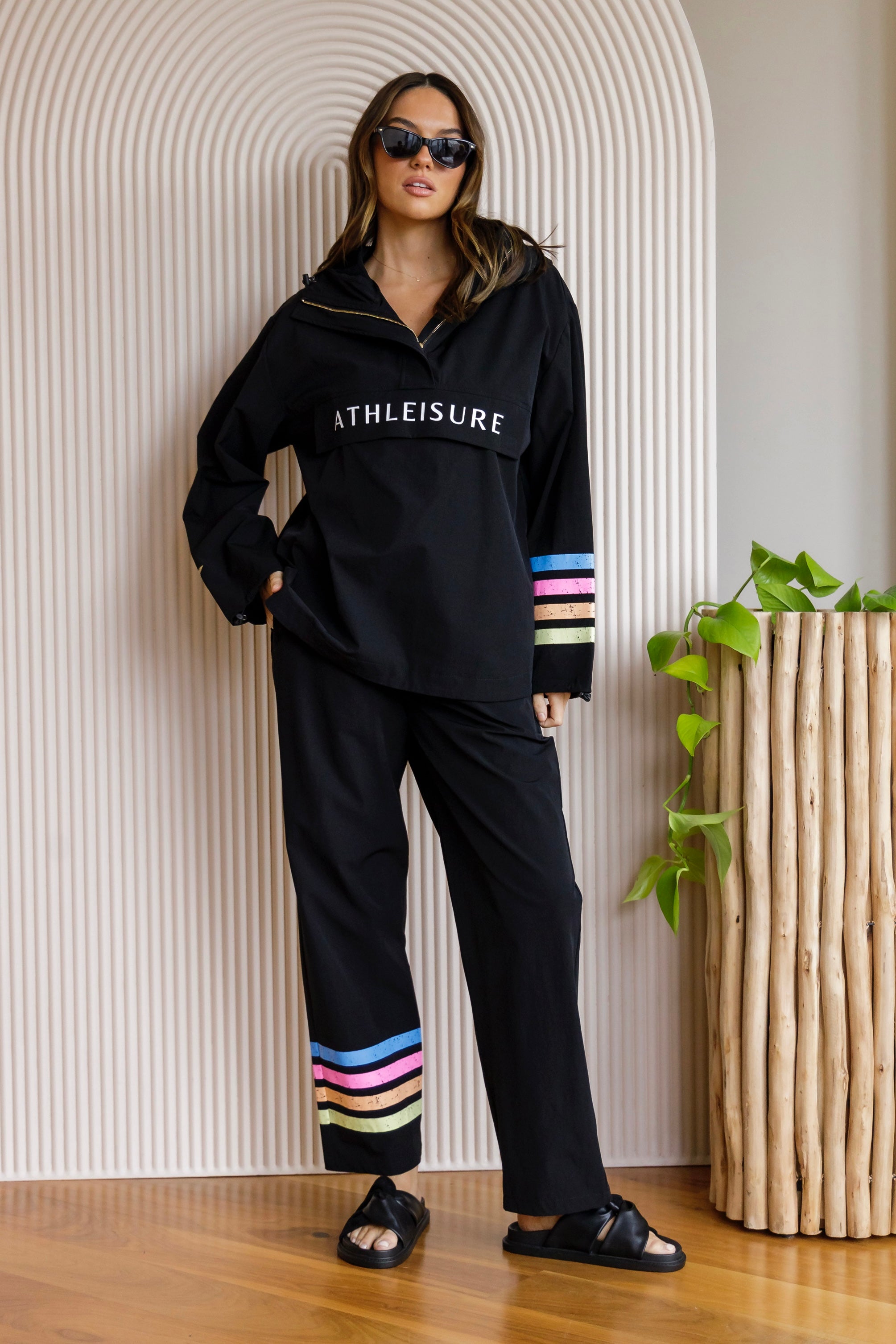 Elliot Spray Pants - Rainbow Stripe