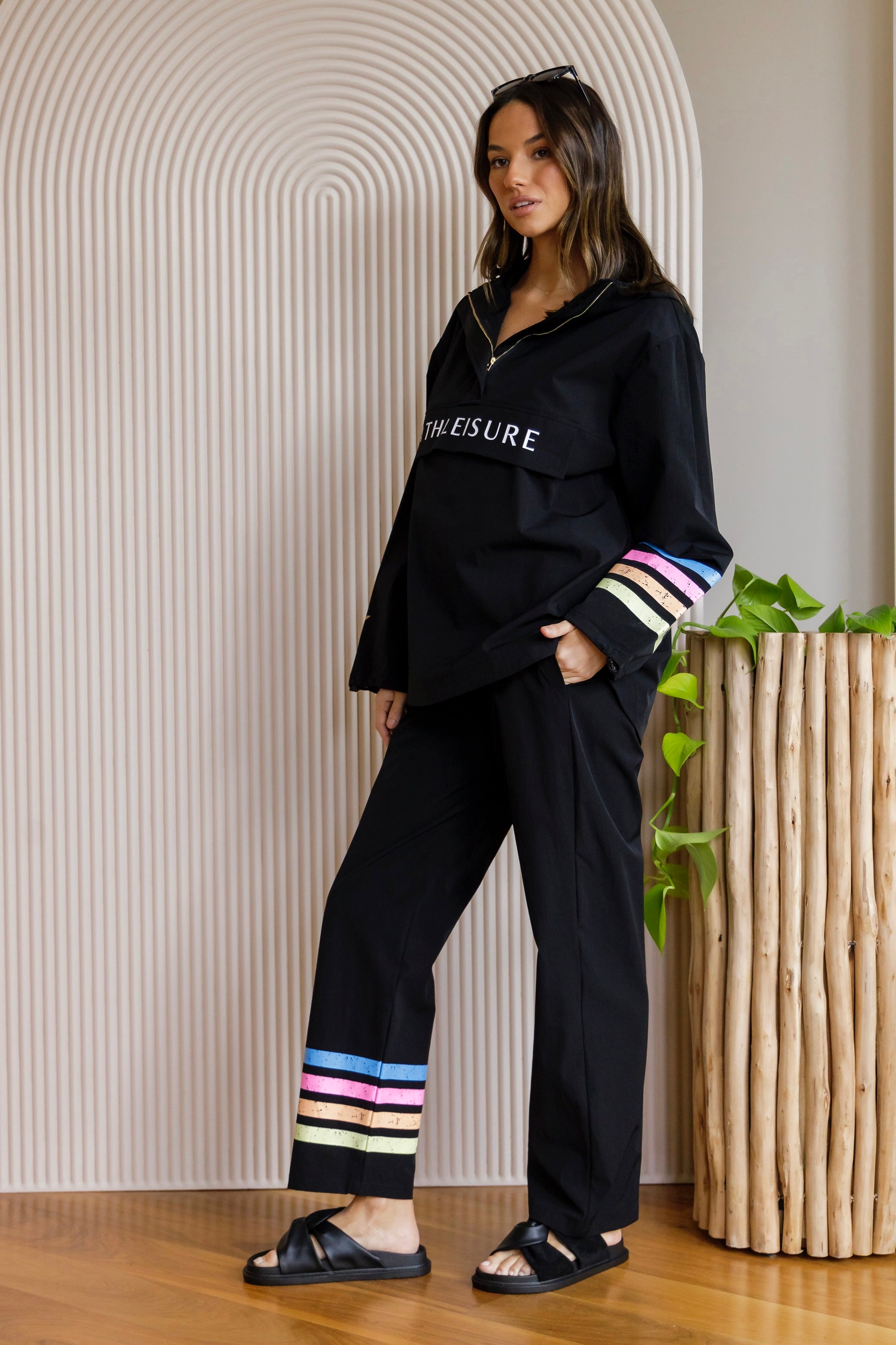 Elliot Spray Pants - Rainbow Stripe