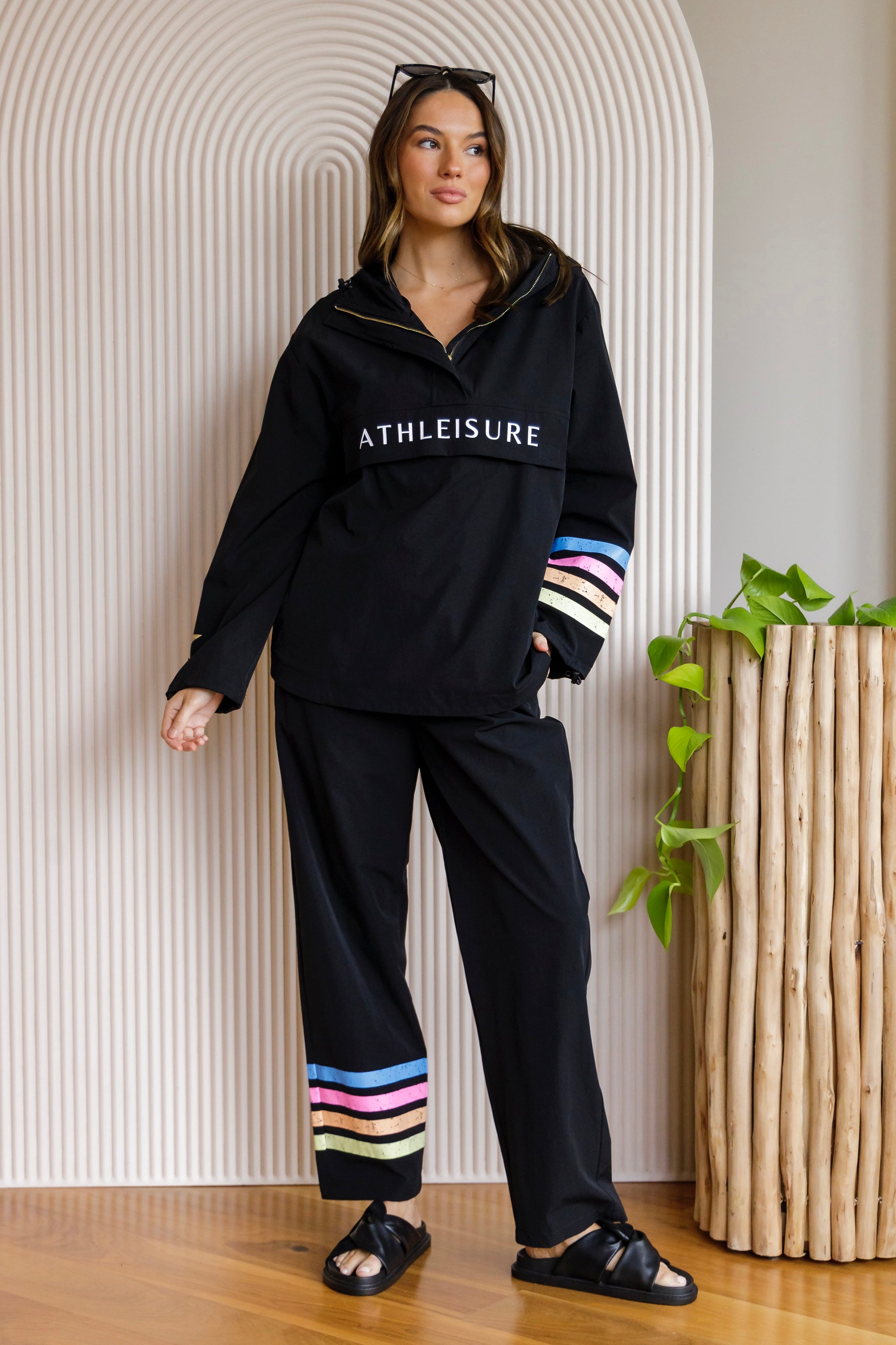 Elliot Spray Pants - Rainbow Stripe