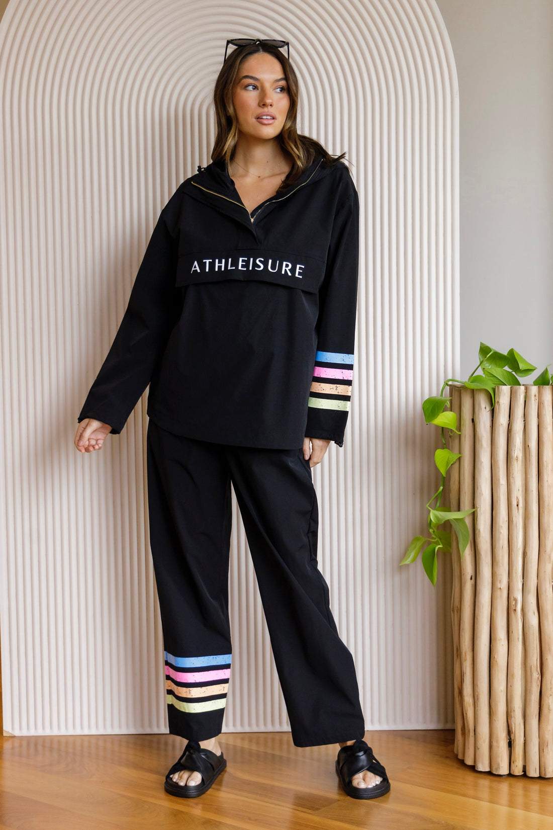 Elliot Spray Pants - Rainbow Stripe