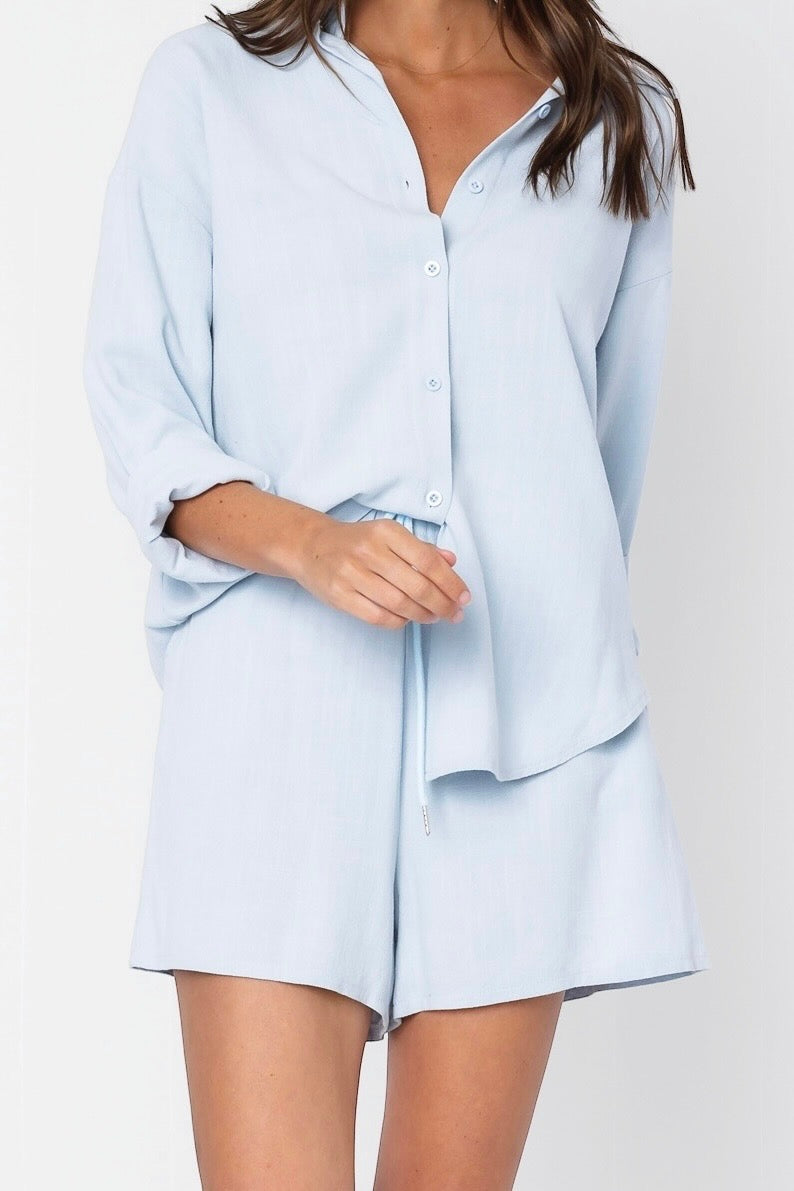 Noosa Shorts - Sky Blue