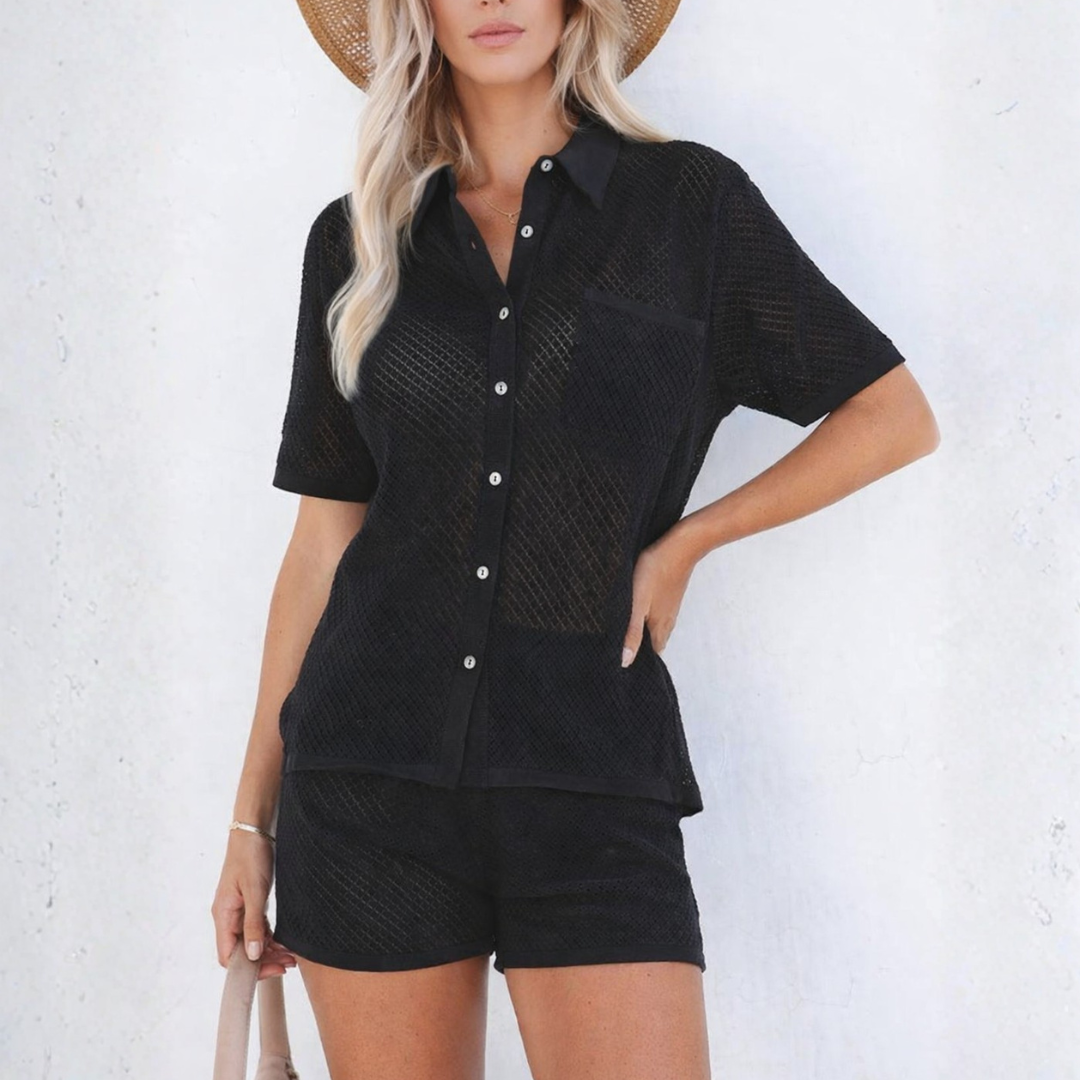 Mardie Knit Shirt - Black
