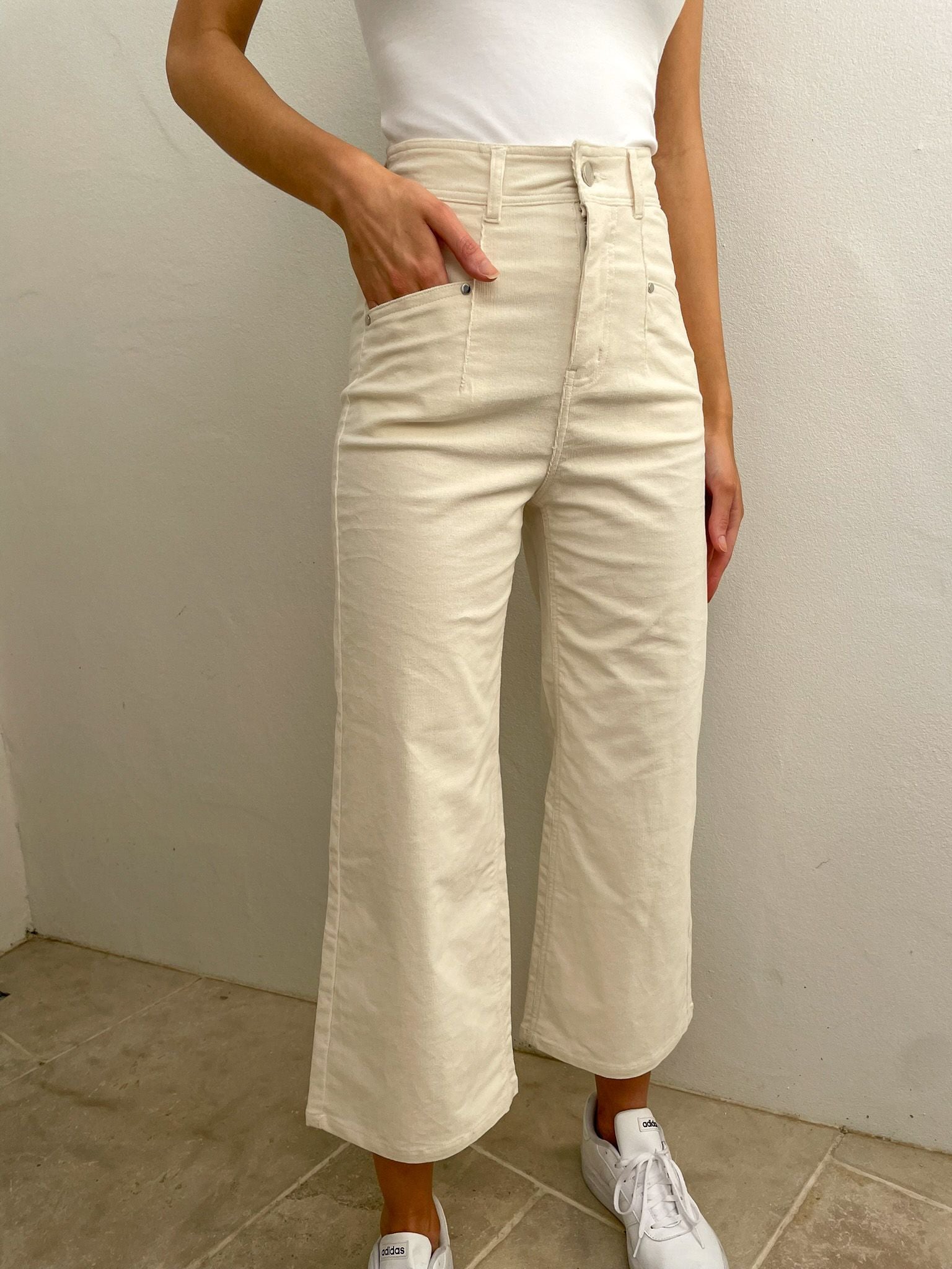 Carissa Wide Leg Cord Pants