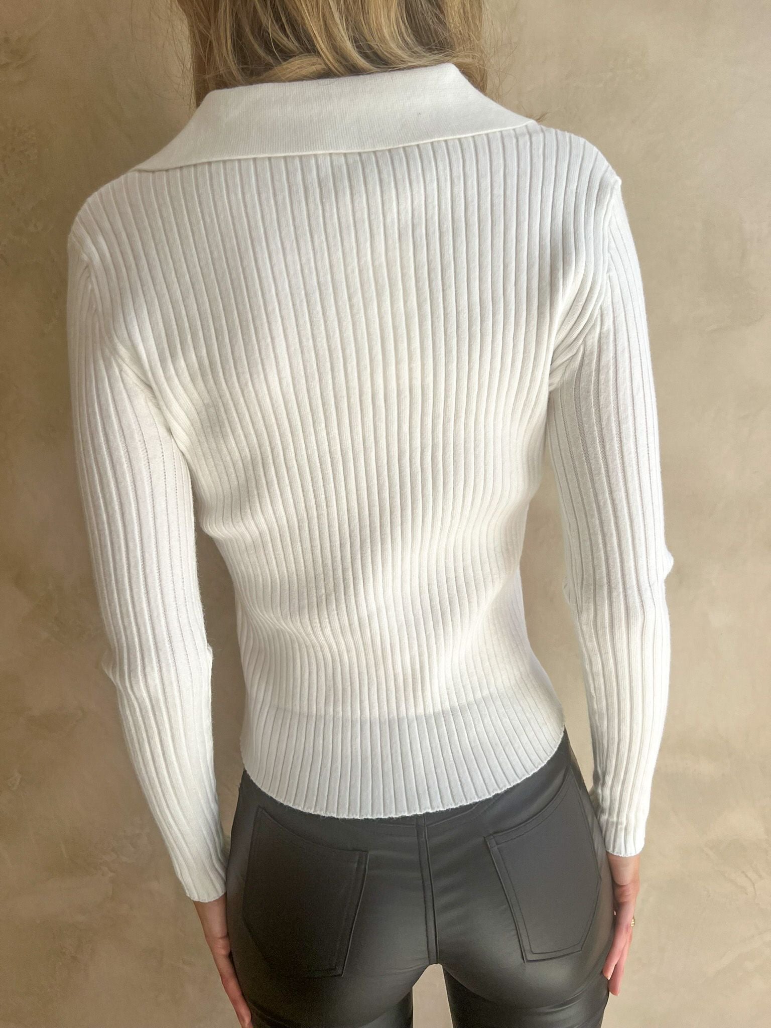 Payton V Collar Knit